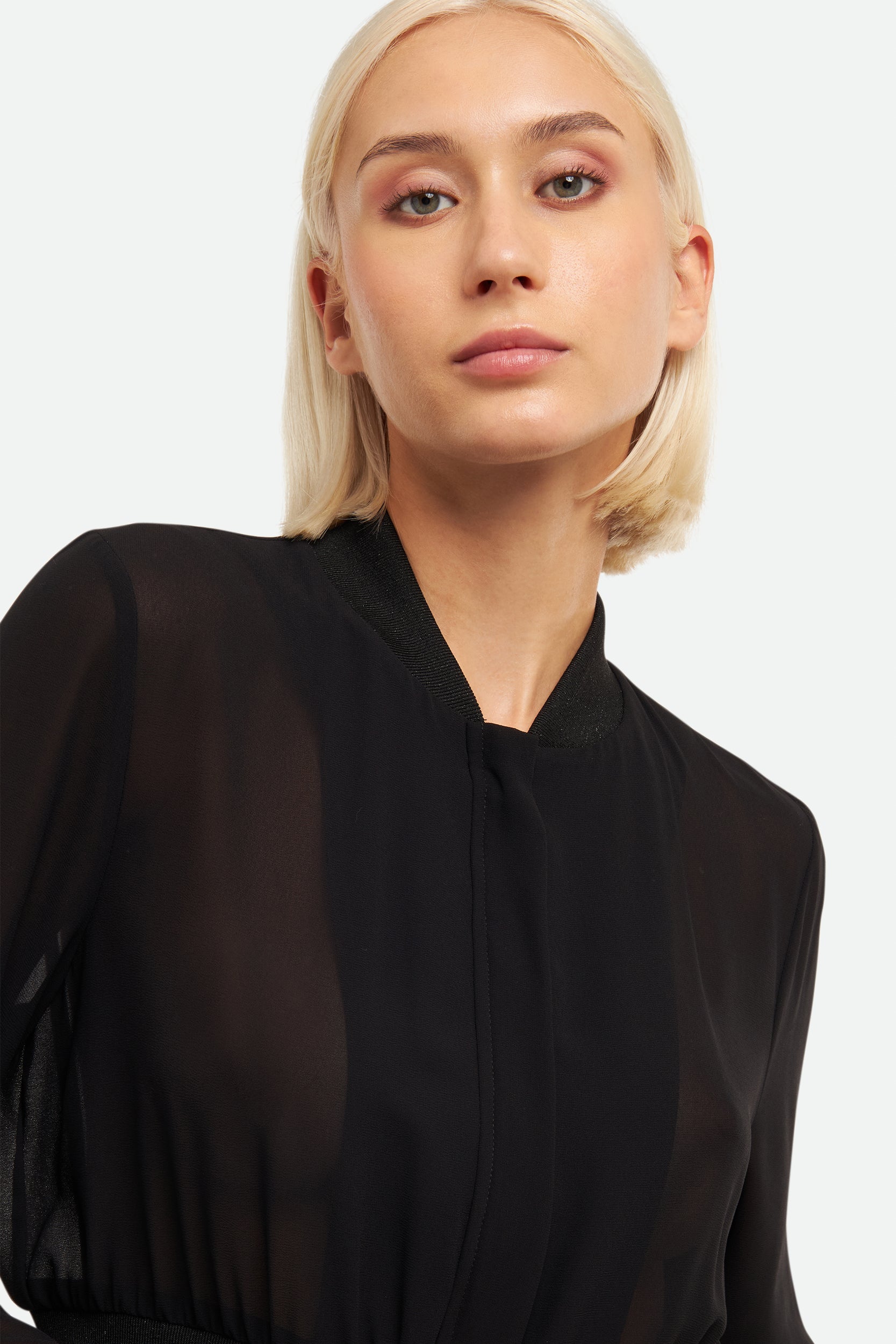 Liu Jo Black Transparent Sweatshirt