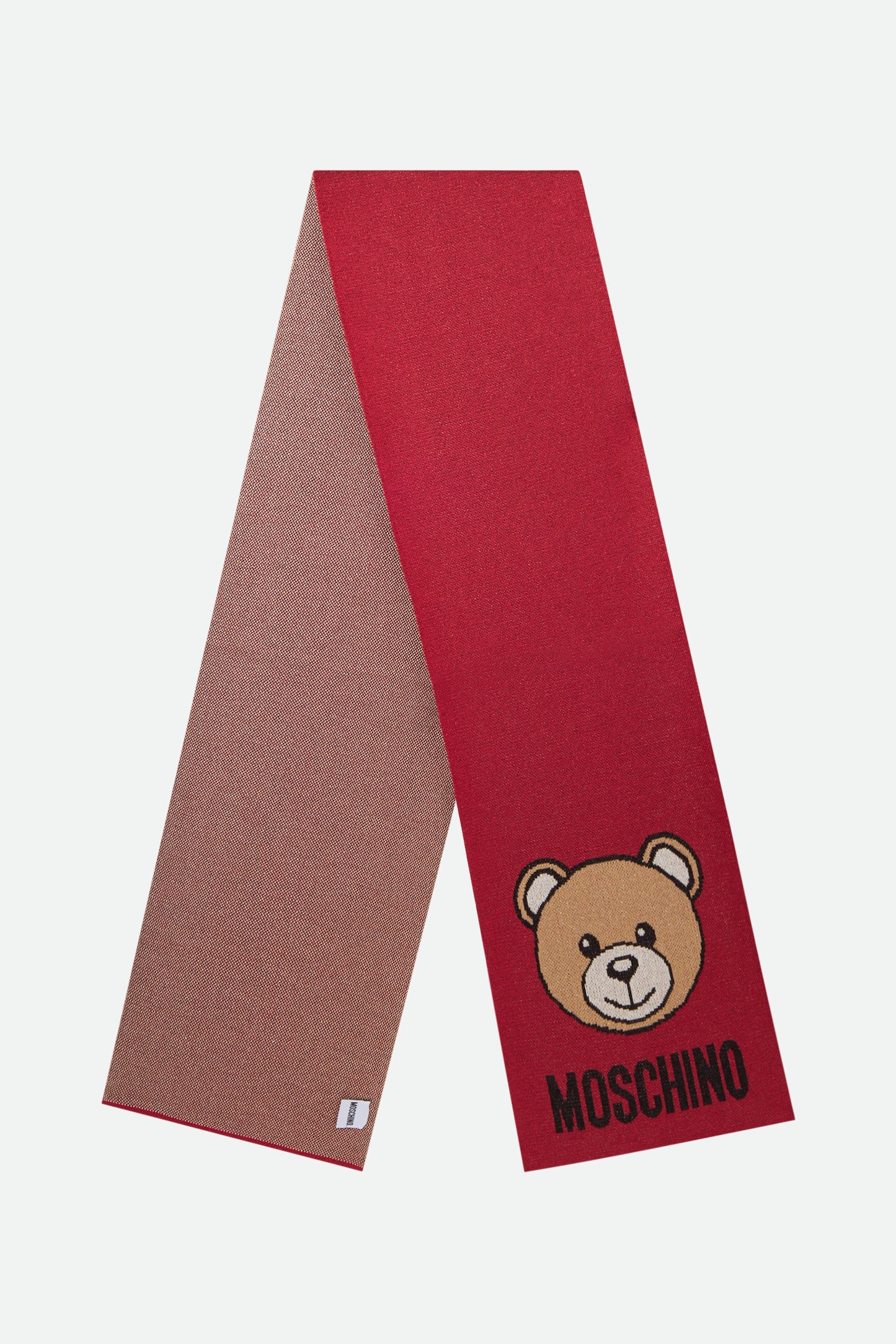 Moschino Bordeaux Scarf