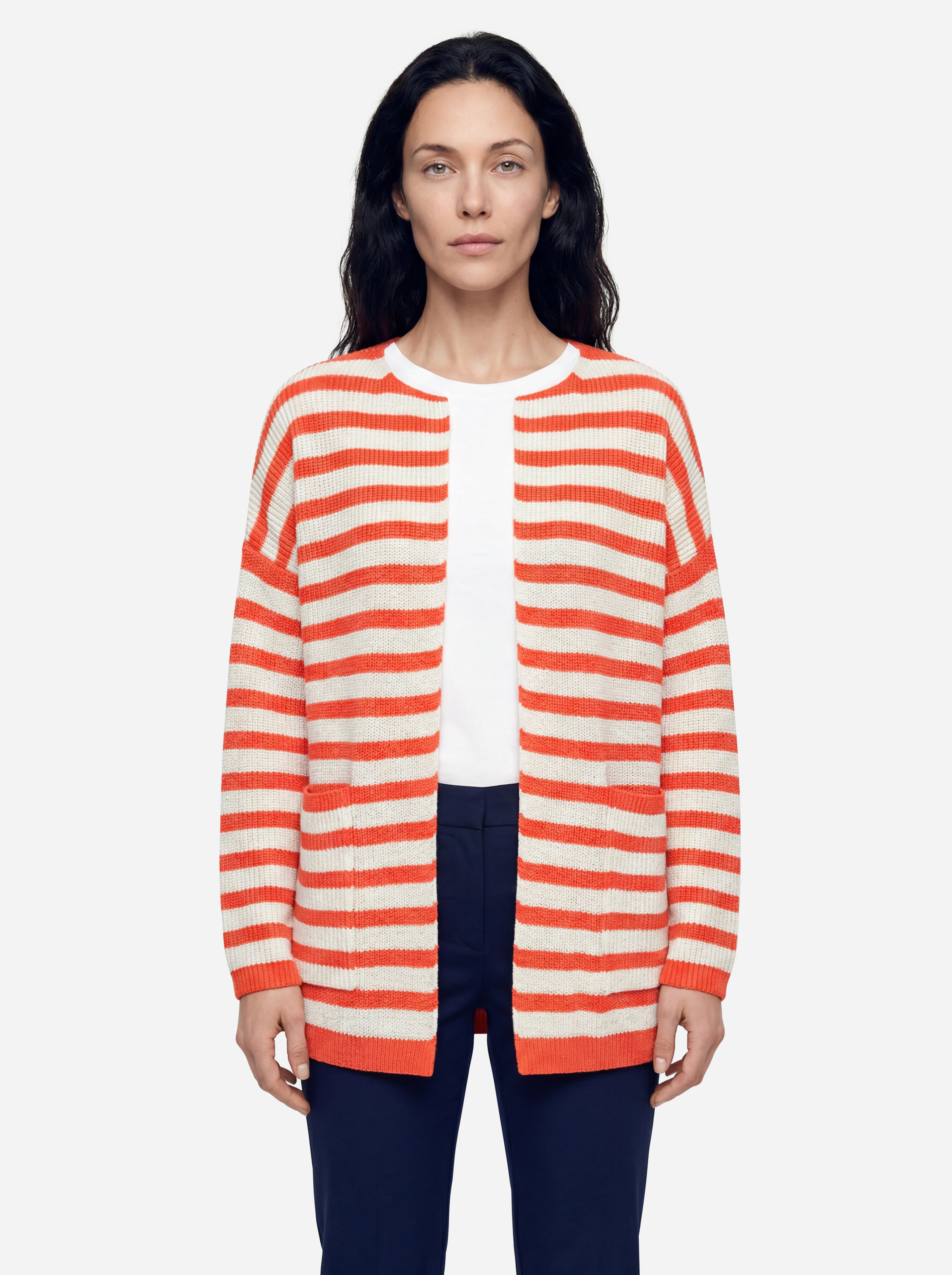 Alysi Cardigan a Righe Multicolore