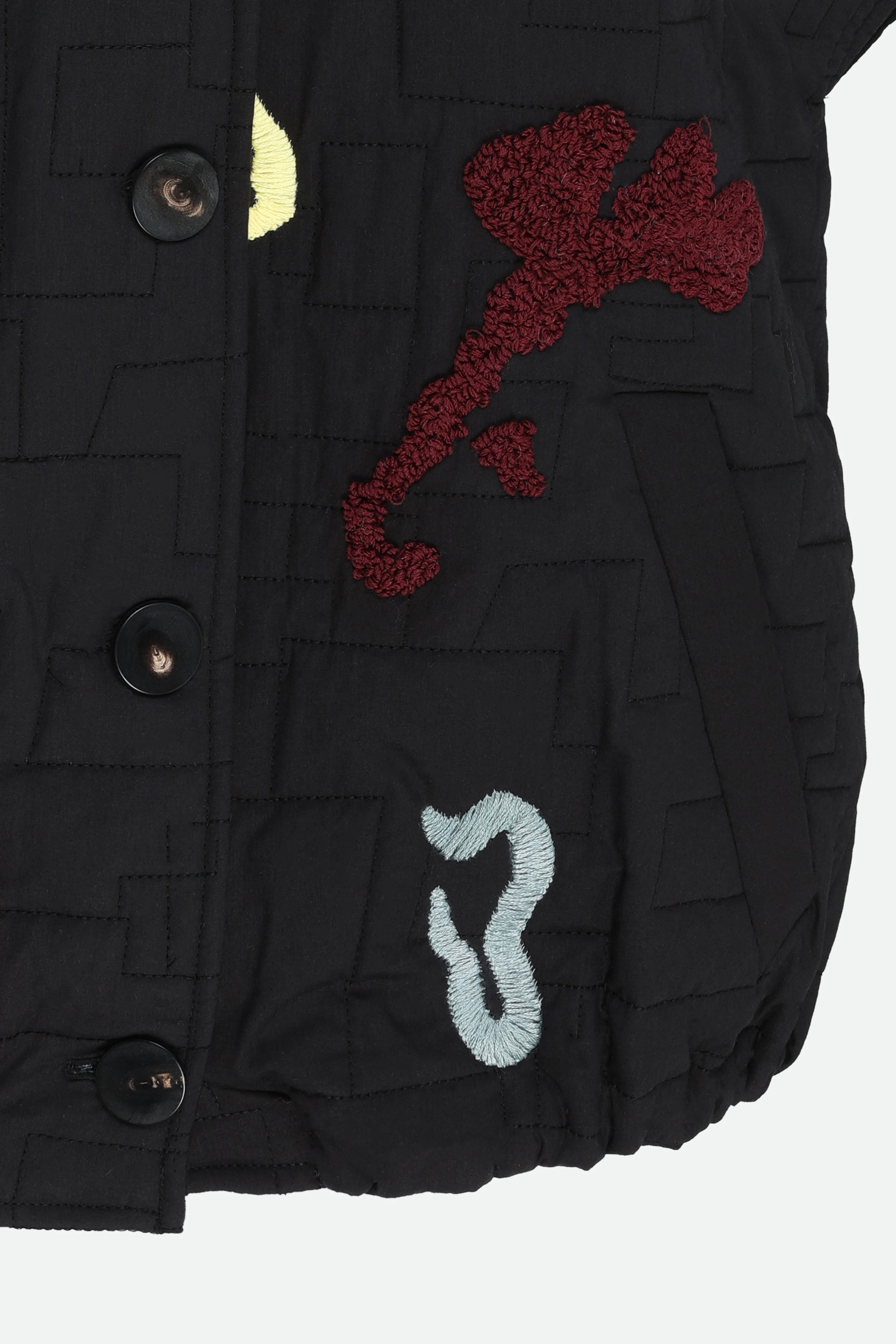 Alysi Black Sleeveless Down Jacket