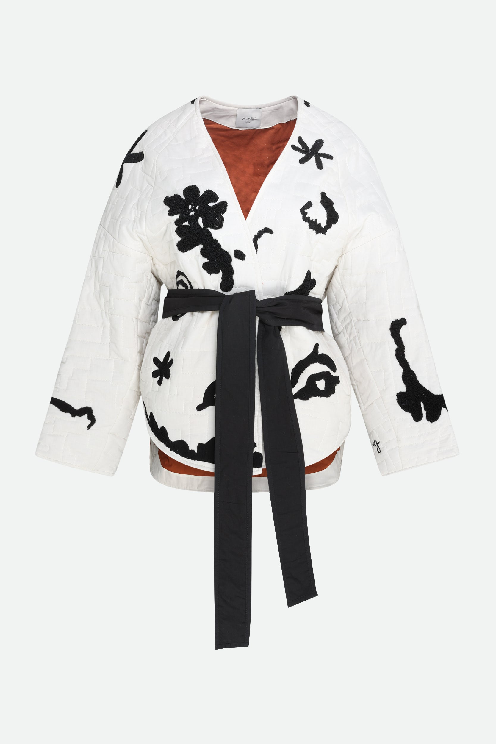 Alysi White Kimono Down Jacket