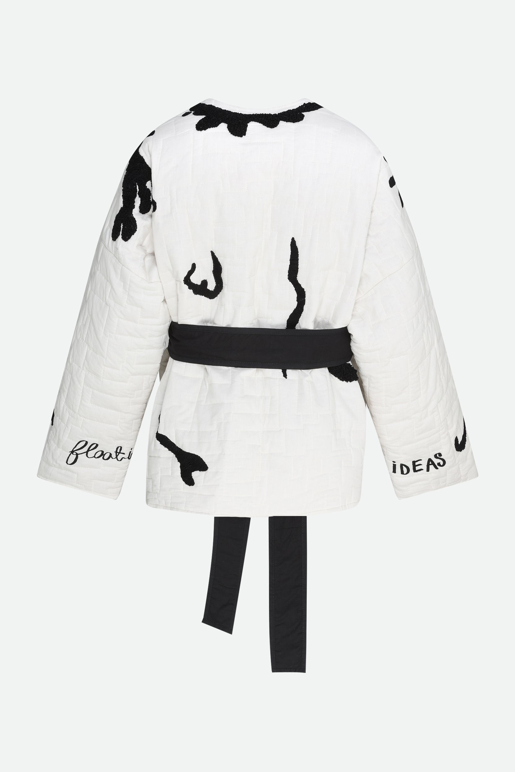 Alysi White Kimono Down Jacket