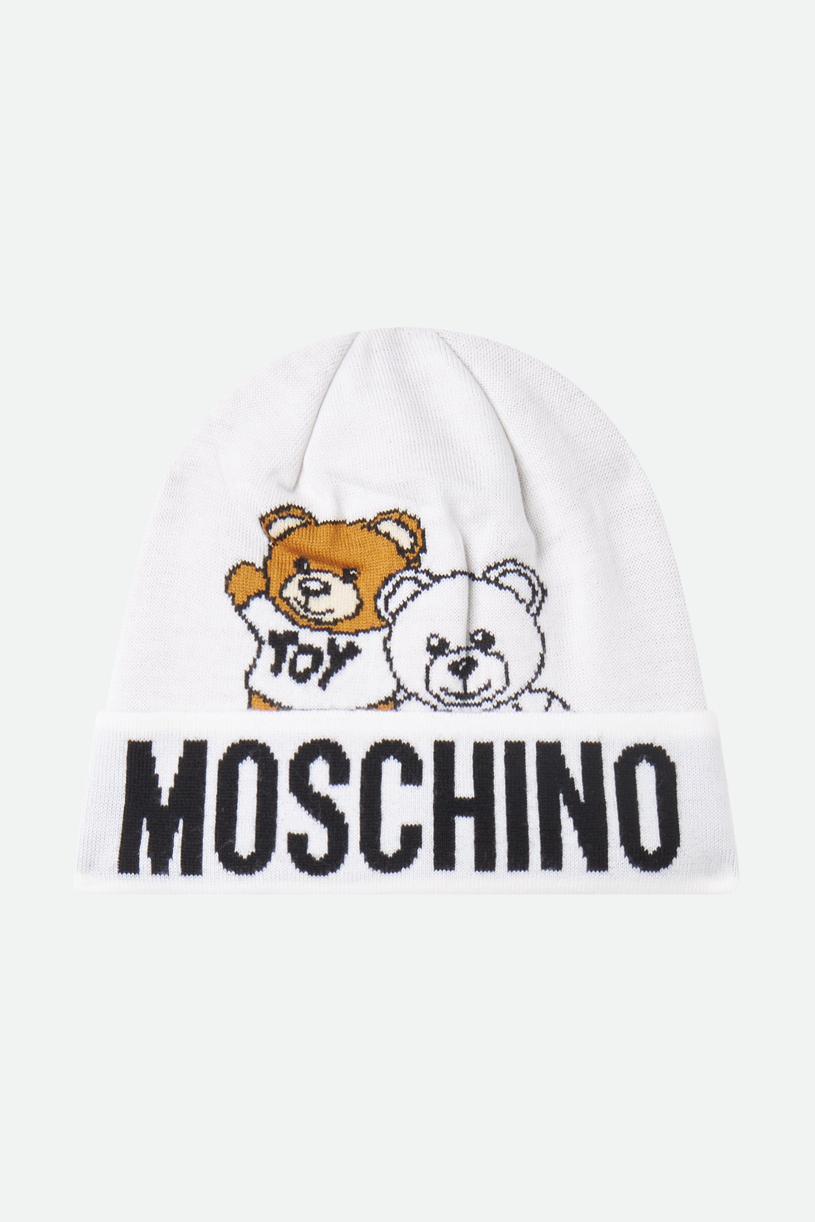 Moschino White Wool Hat