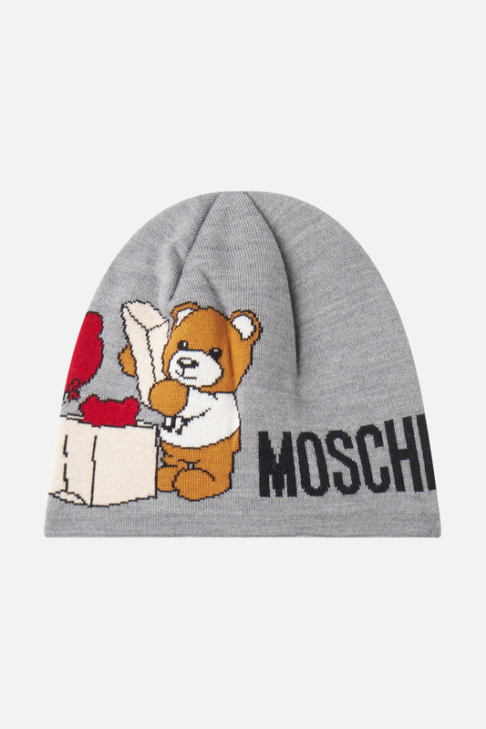 Moschino Cappello in Lana Grigio