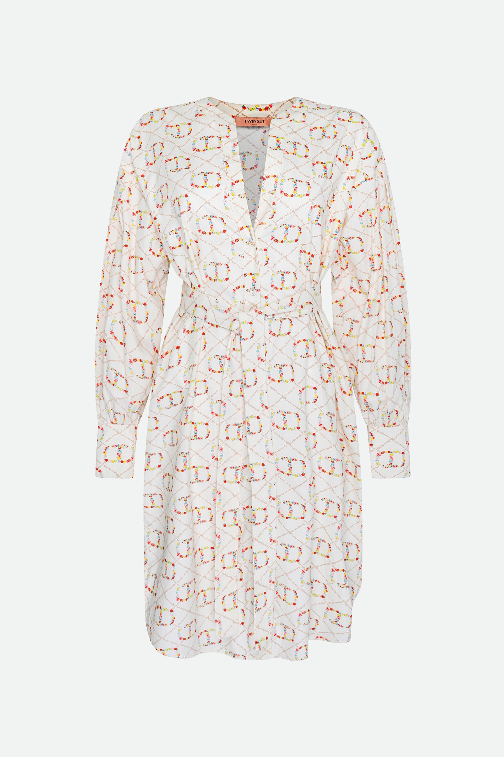 Twinset Logo Midi Dress