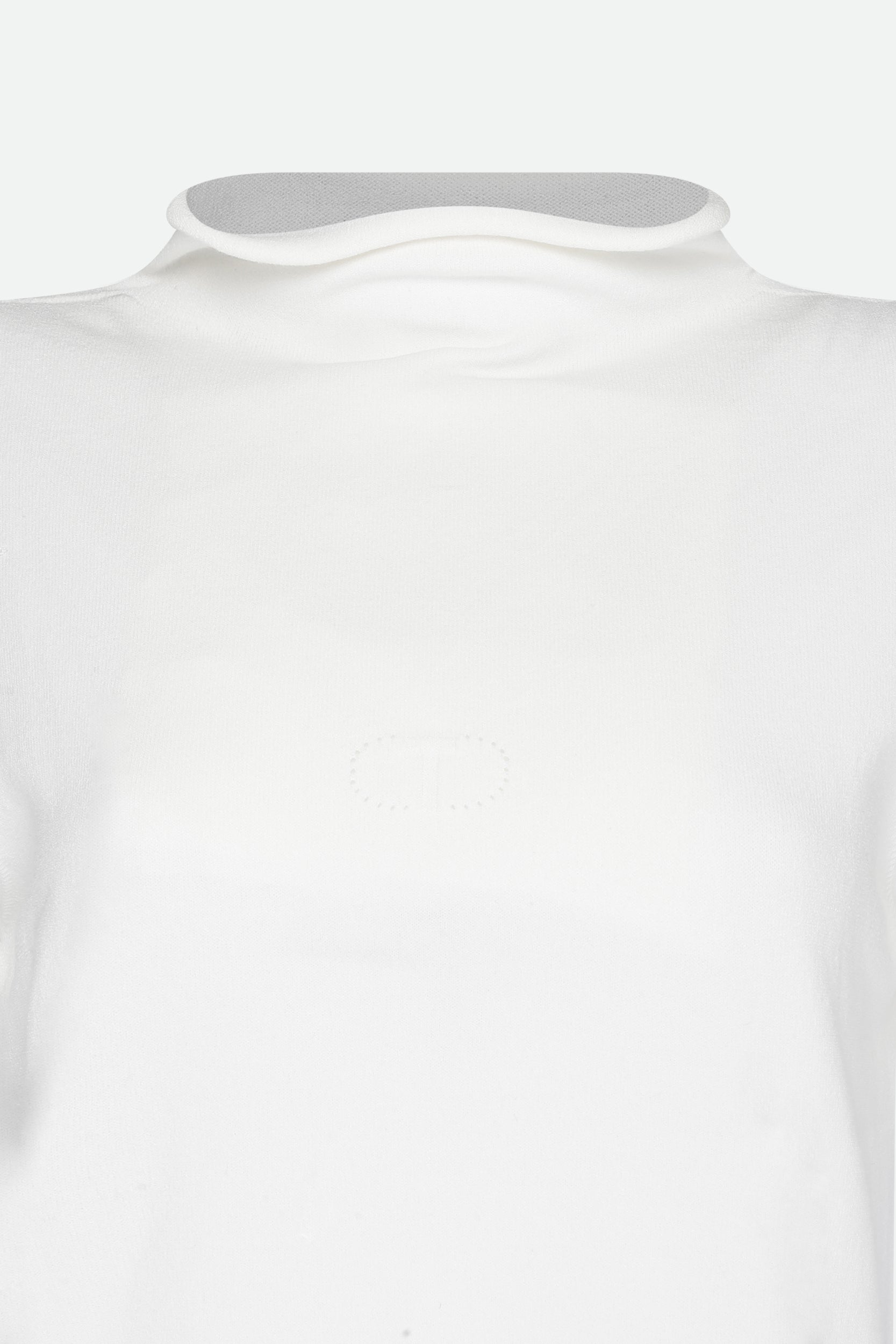 Twinset Maglia Lupetto Bianca