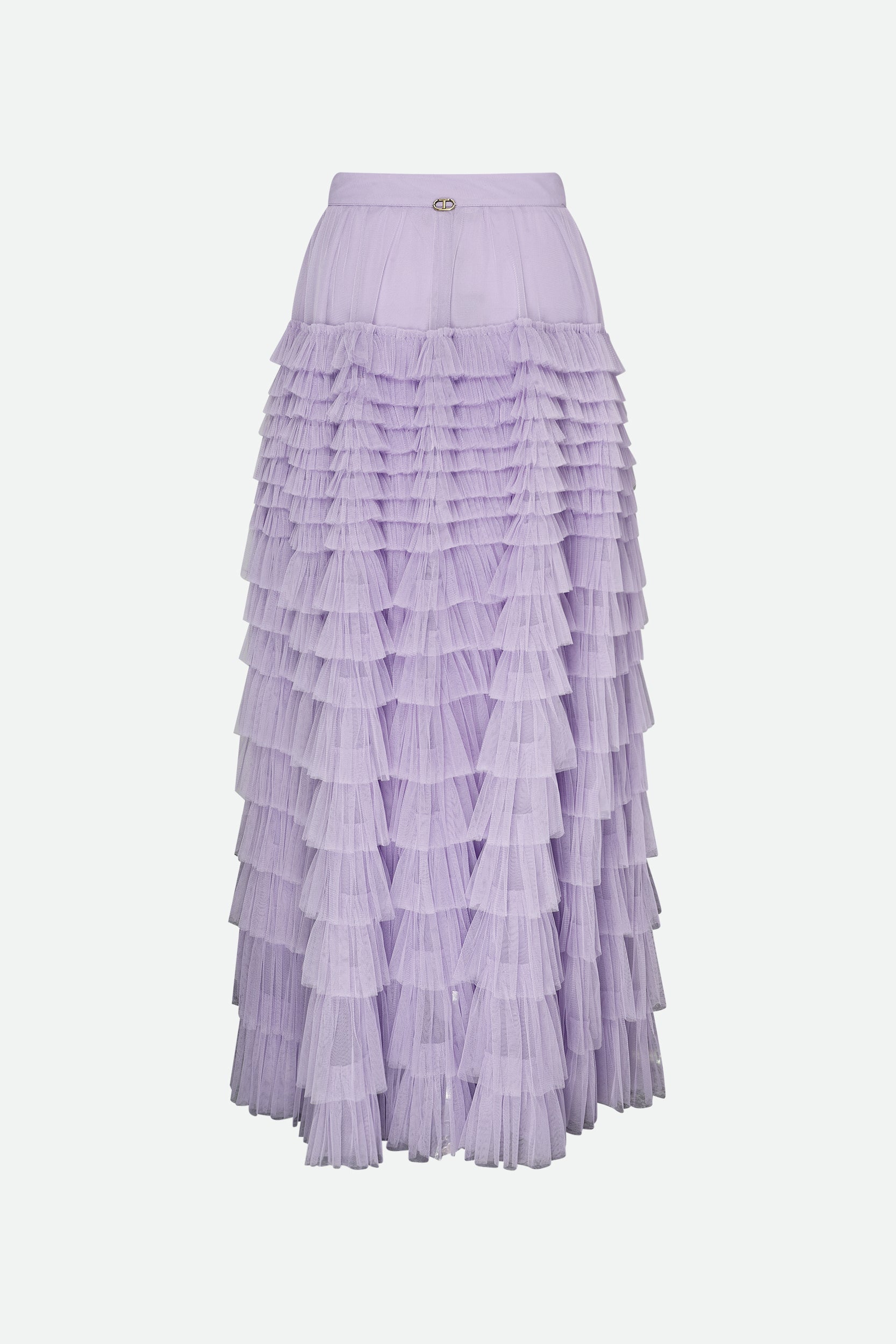 Twinset Gonna Lunga in Tulle Lilla