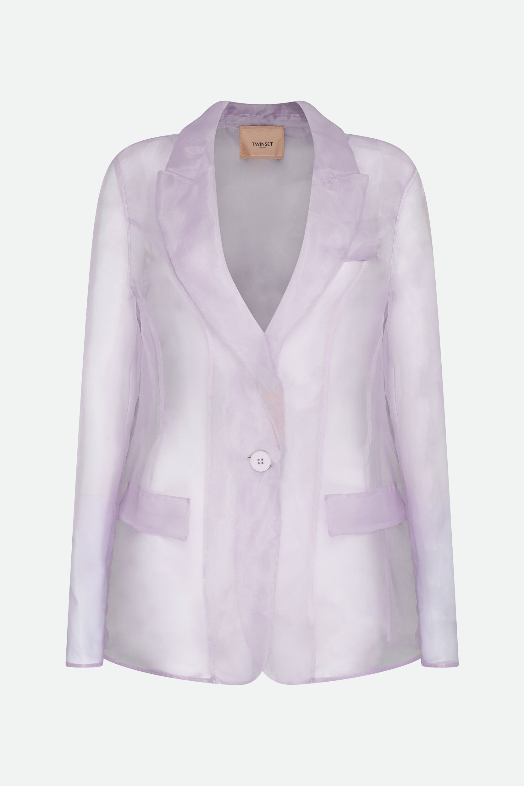 Twinset Blazer in Lilac Organza