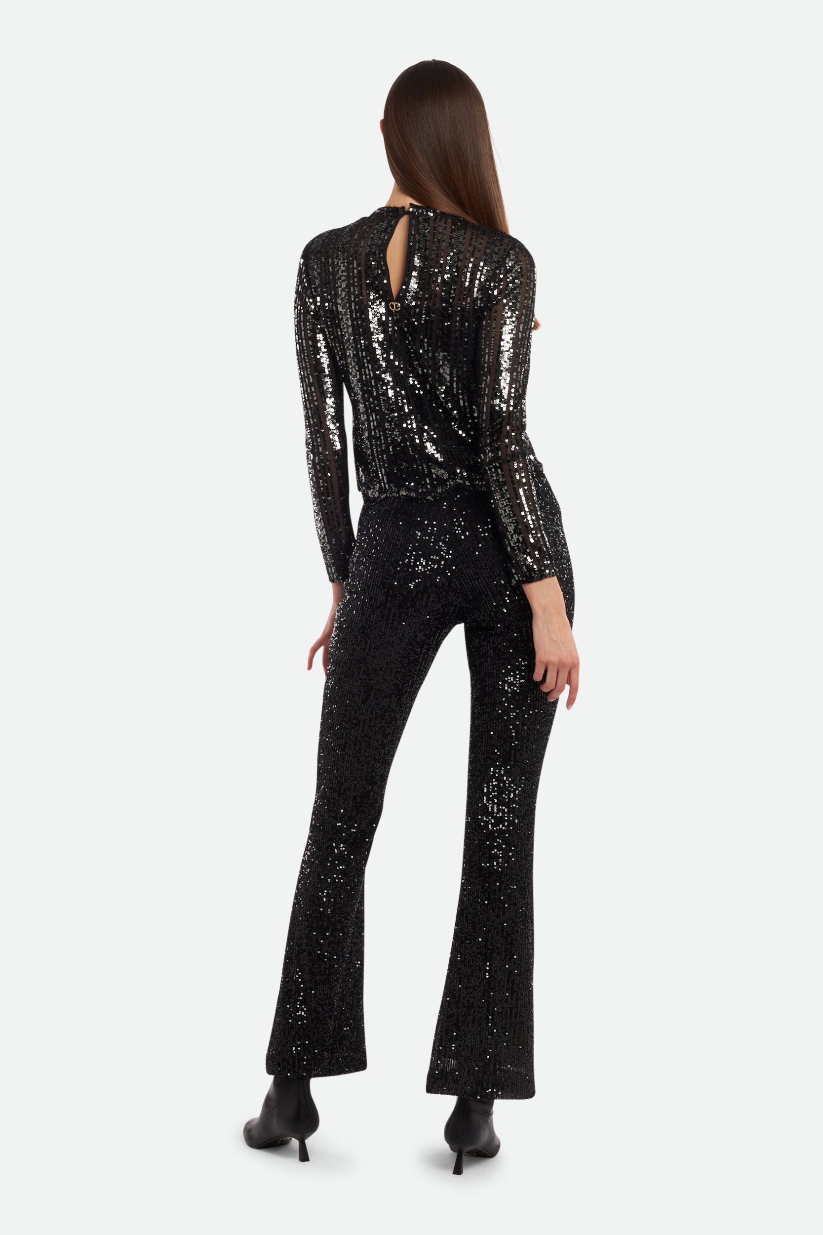 Twinset Blusa Nera Nigh of Light