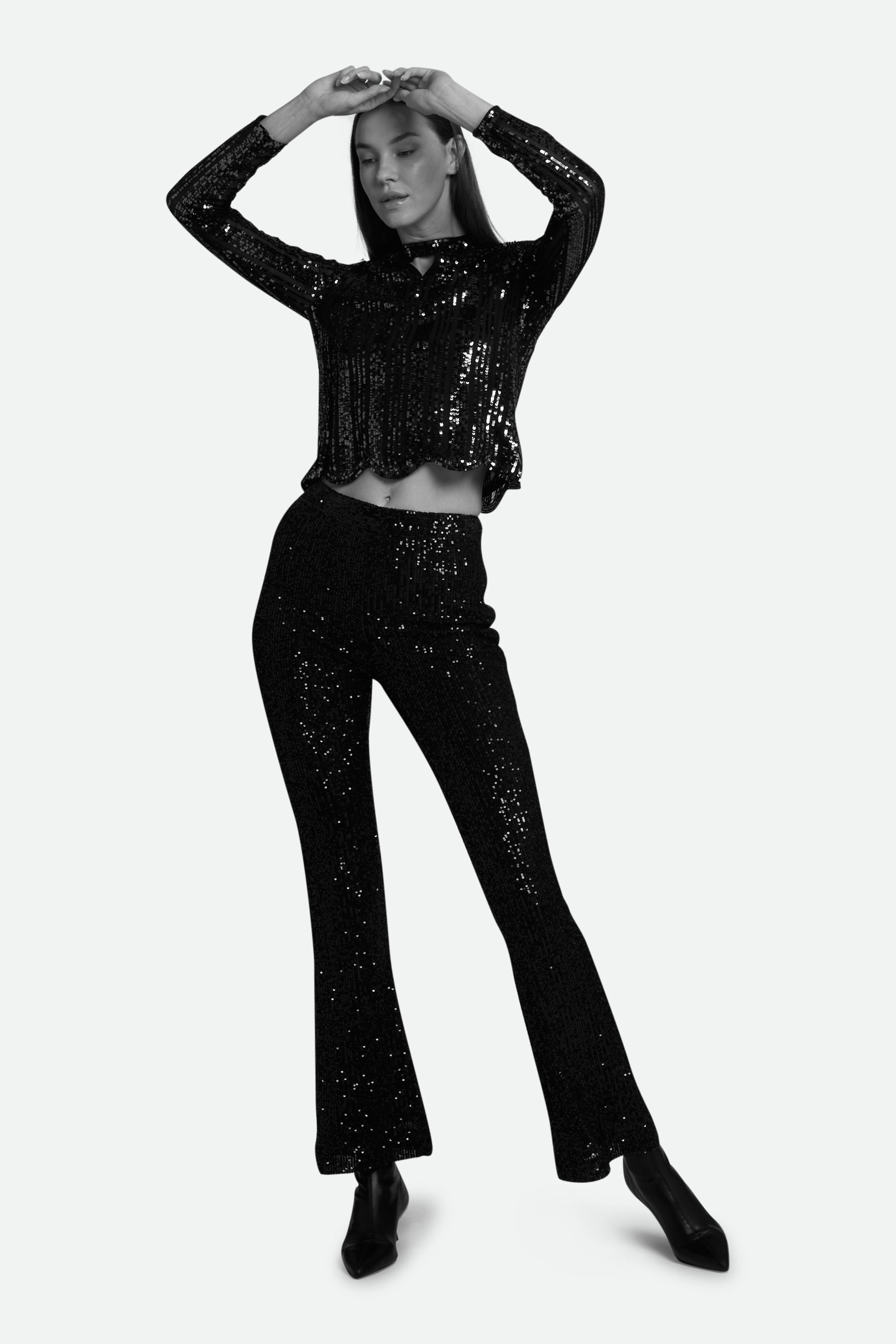 Twinset Blusa Nera Nigh of Light