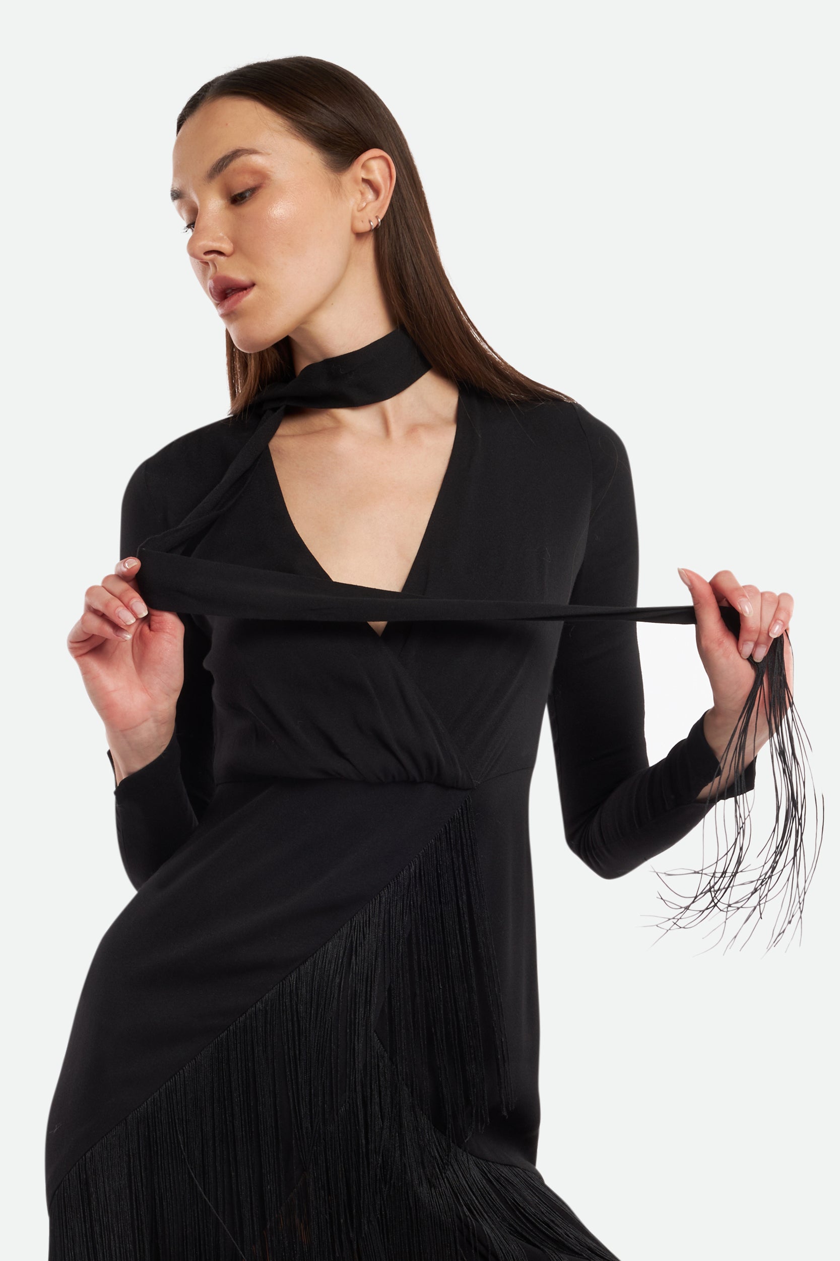 Twinset Abito Lungo Nero