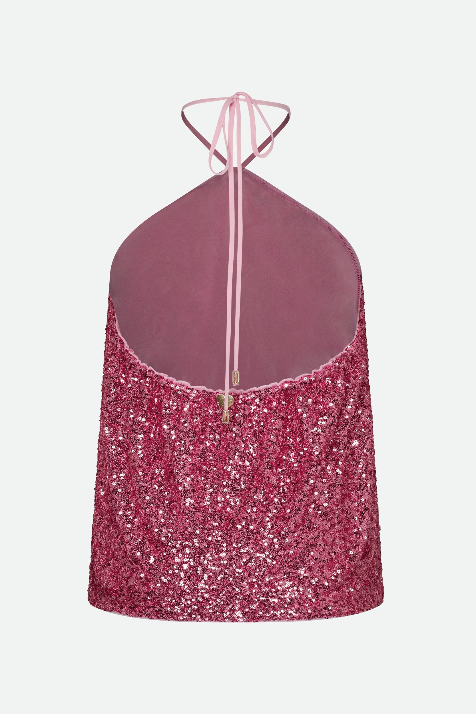 Twinset Top Paillettes Rosa