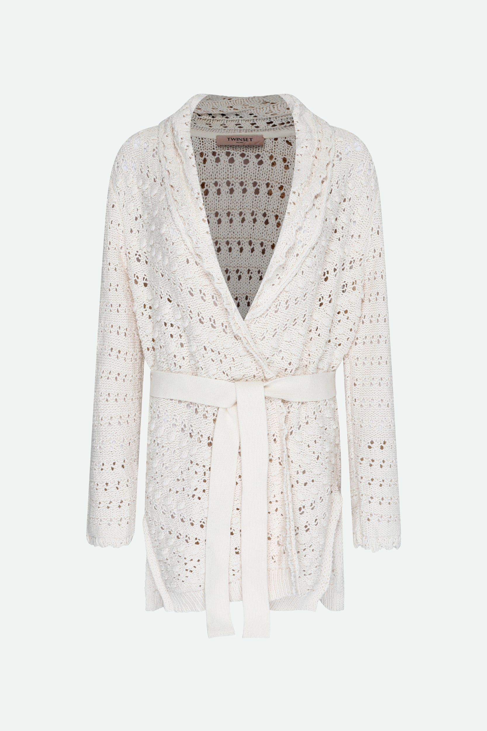 Twinset Cardigan Bianco Neve