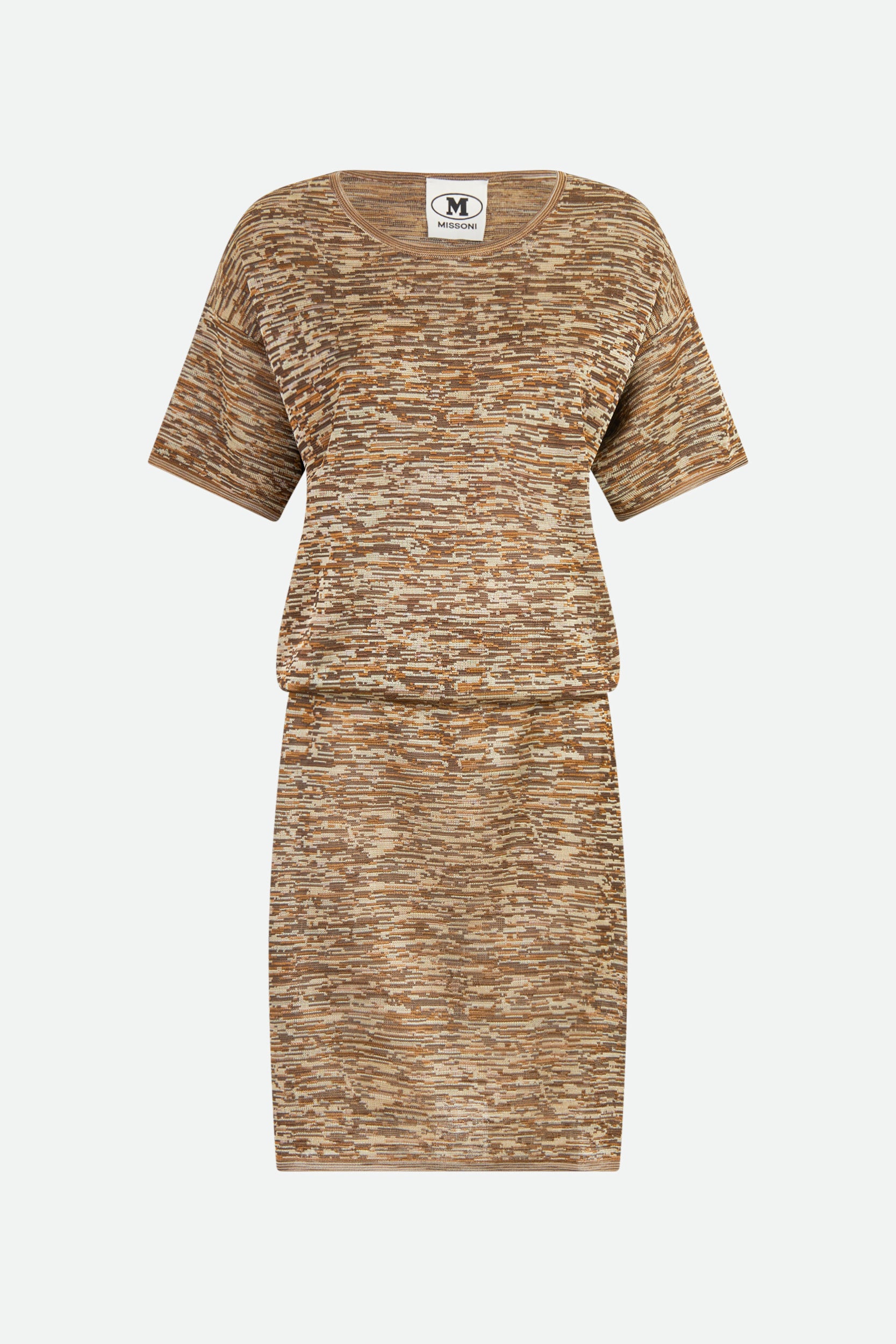 M Missoni Brown Midi Dress