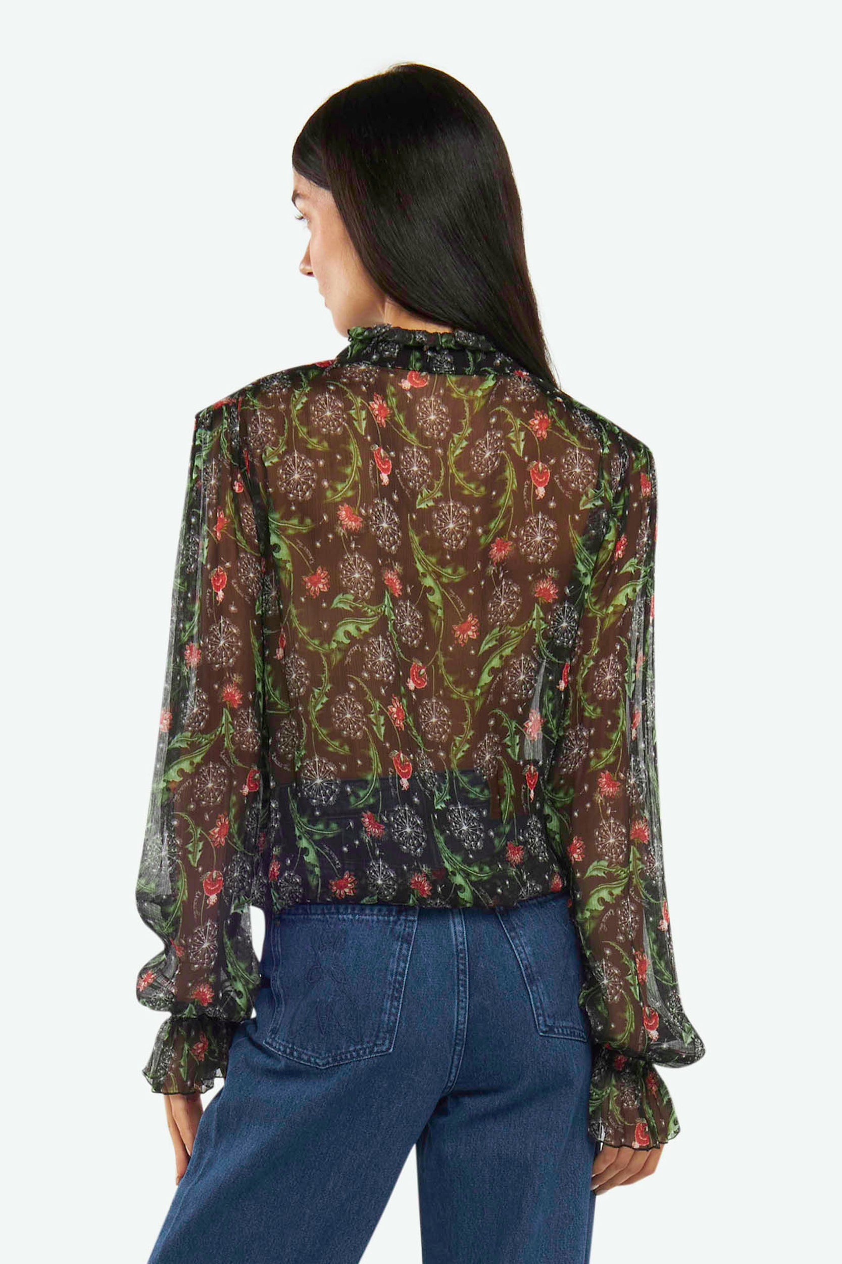 Patrizia Pepe Black Rock Blouse