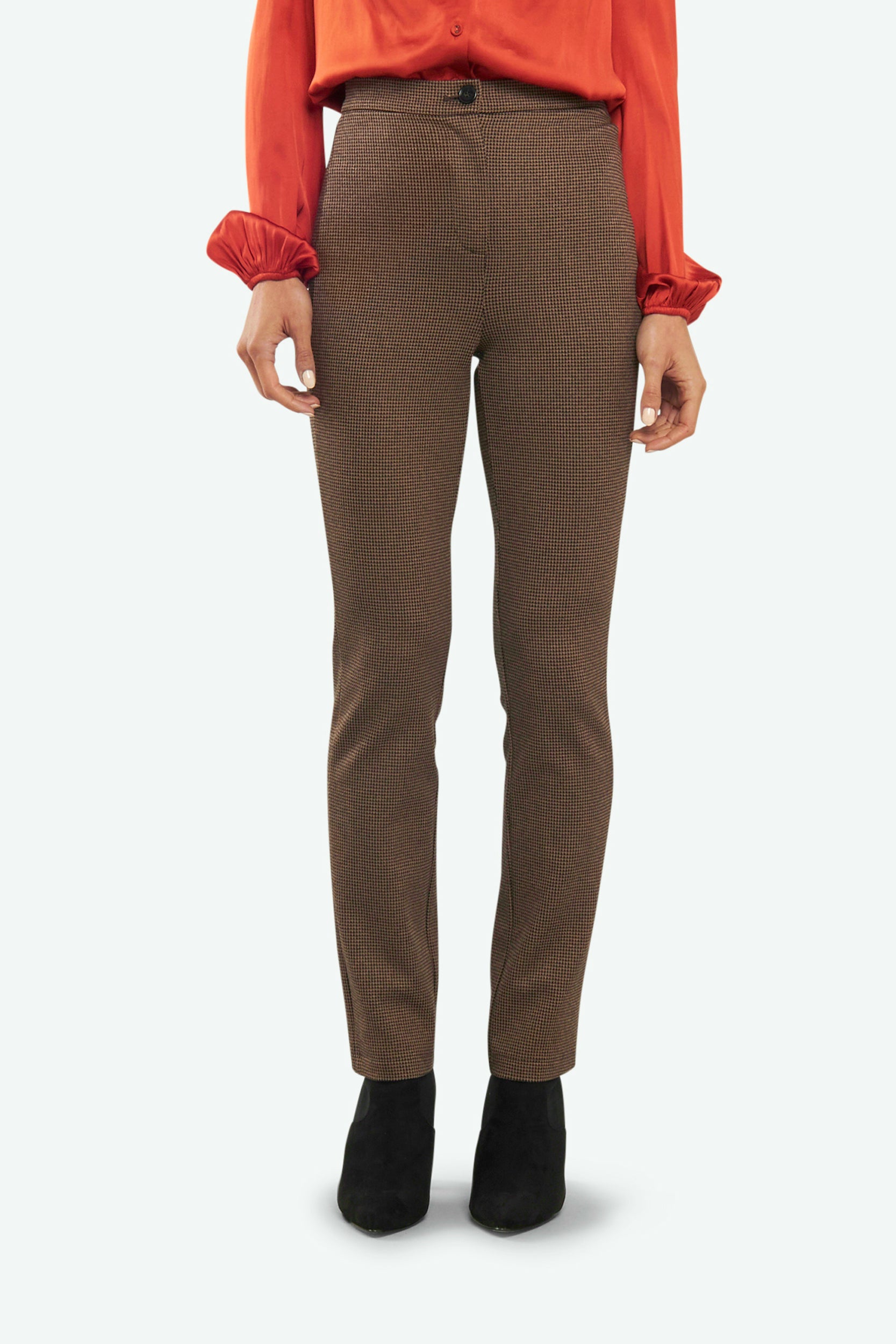 Patrizia Pepe Classic Brown Trousers