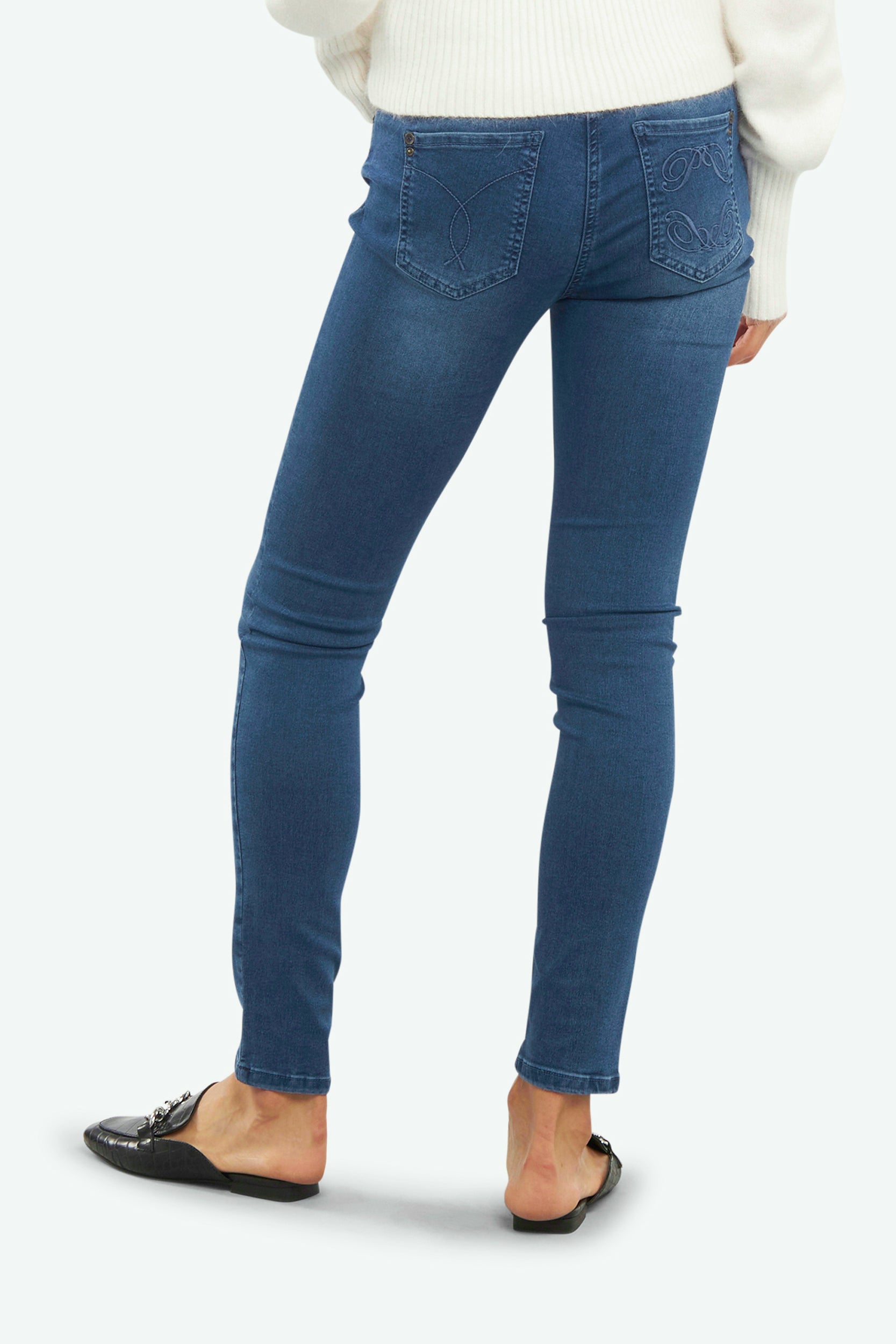 Patrizia Pepe Dark Blue Jeans