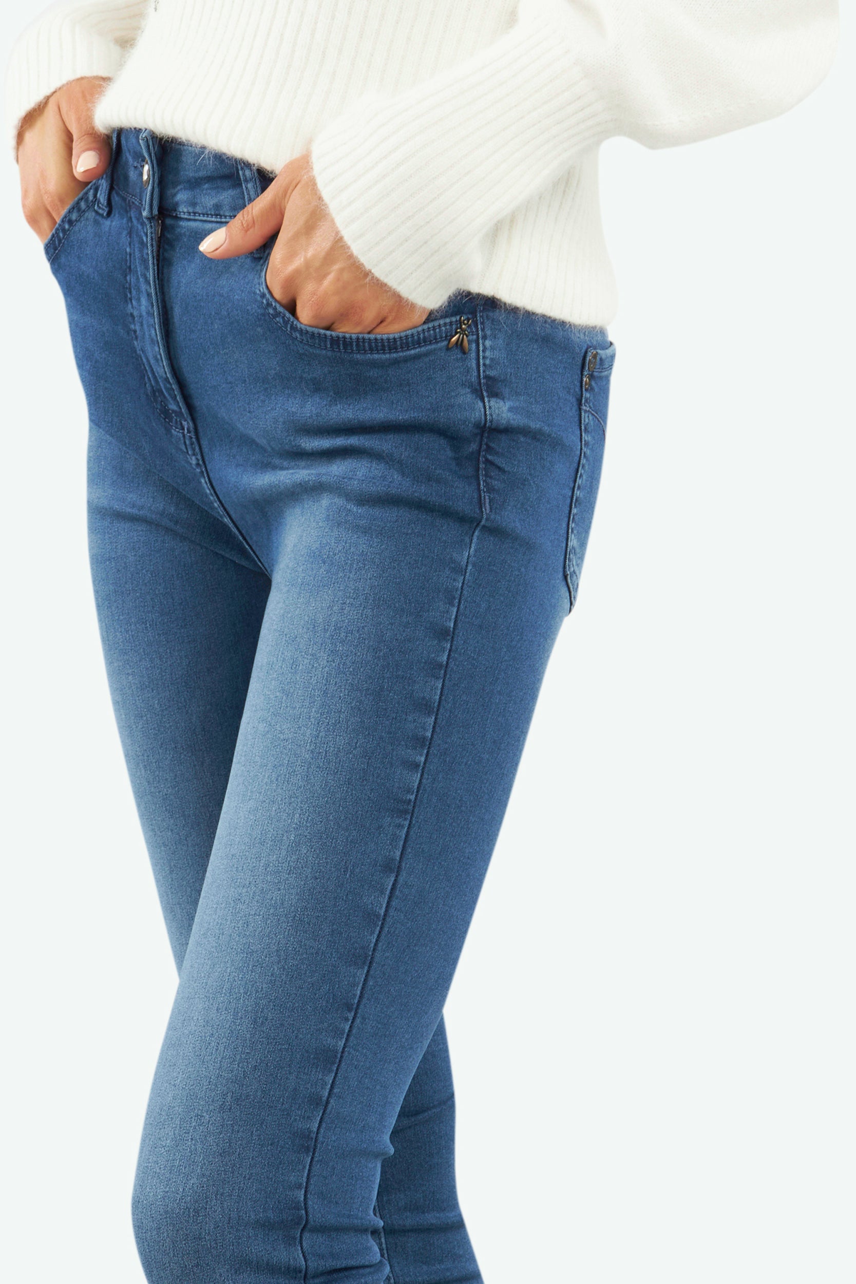 Patrizia Pepe Dark Blue Jeans