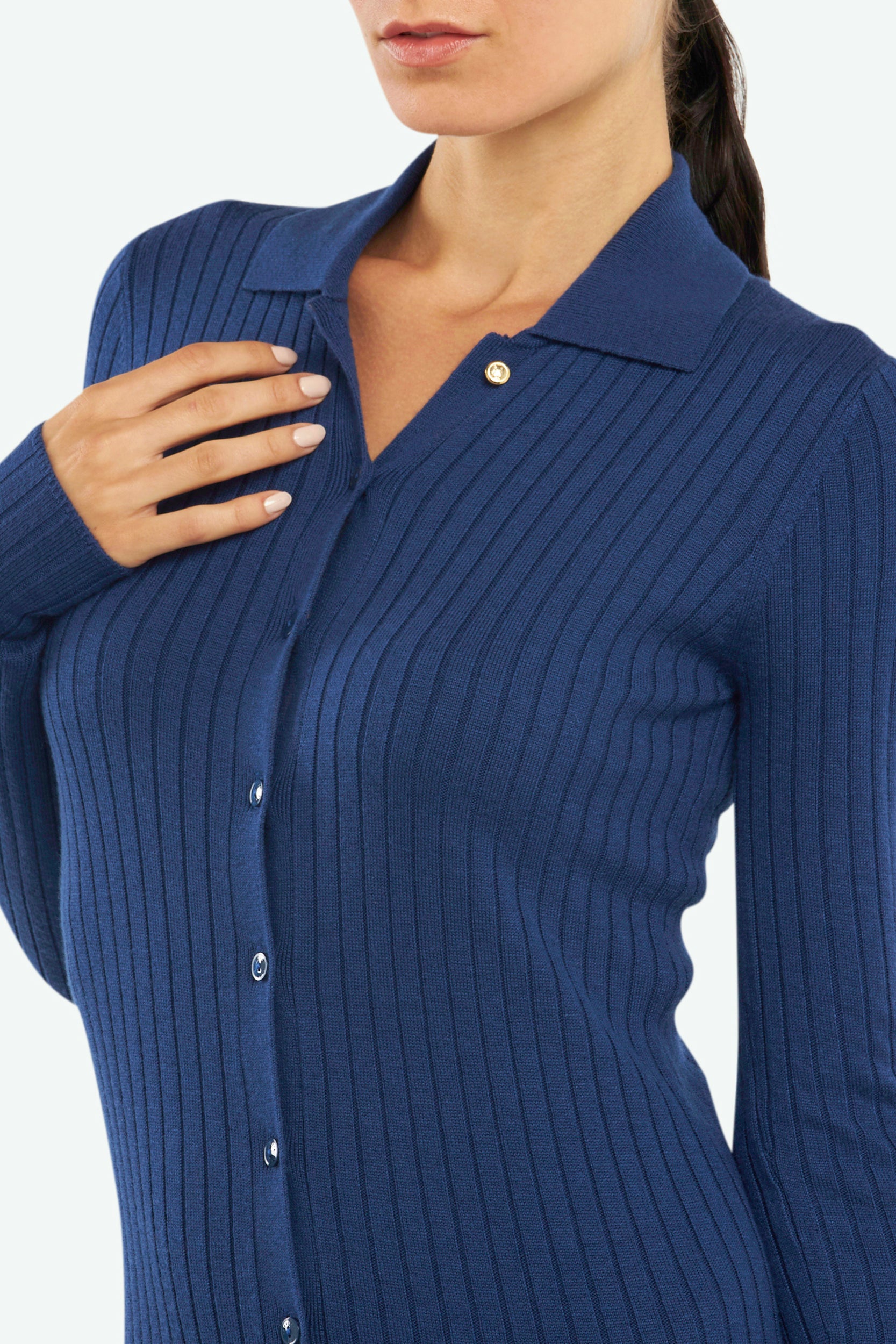 Patrizia Pepe Abito Camicia Blu