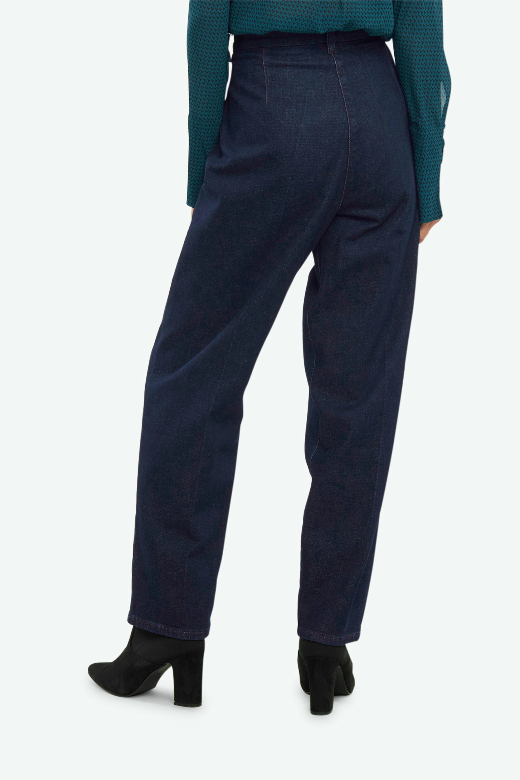 Patrizia Pepe Pantalone High Rise Blue