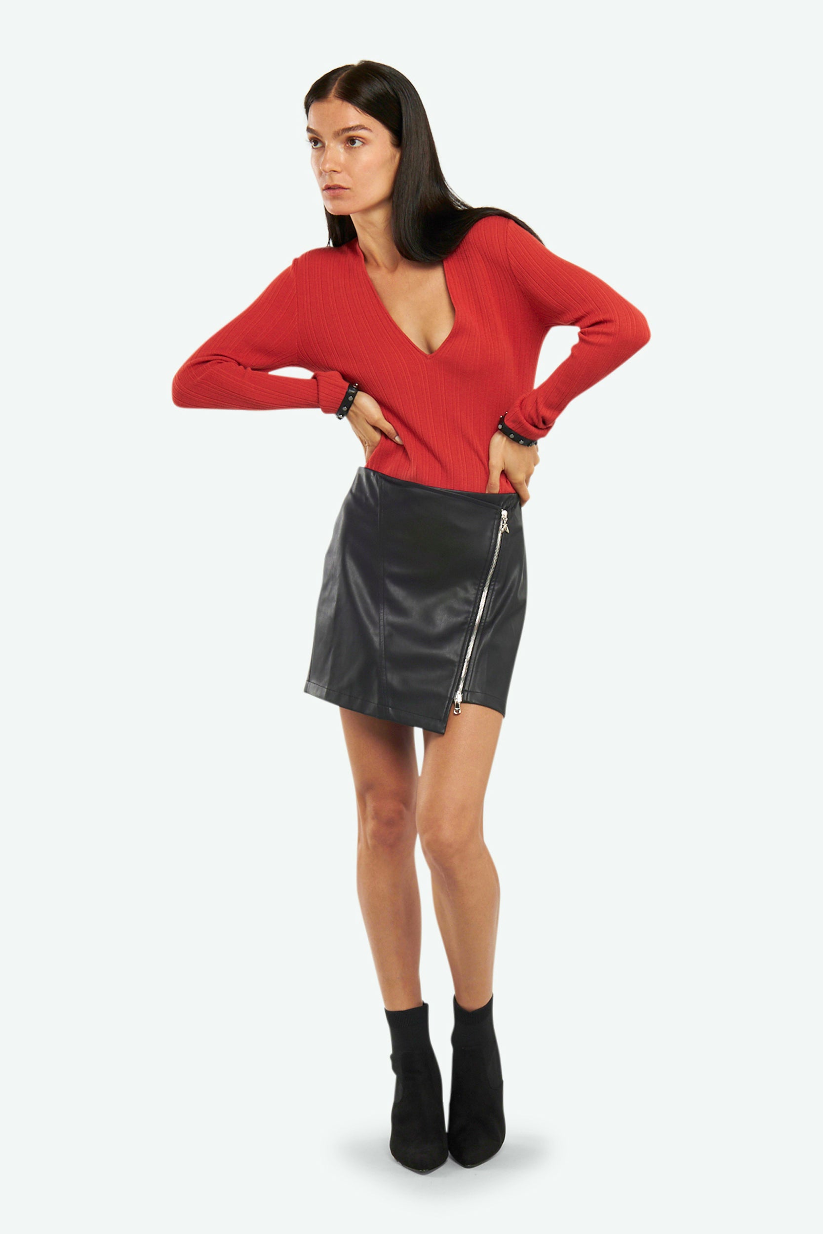 Patrizia Pepe Maglia a Costine Rossa