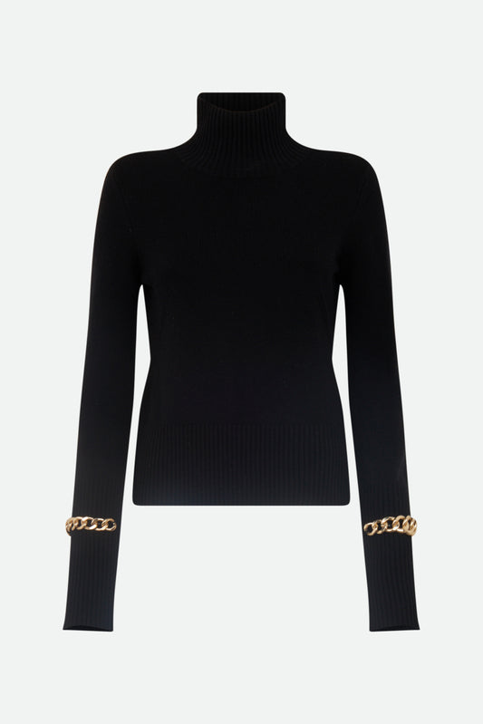 Patrizia Pepe Black Sweater