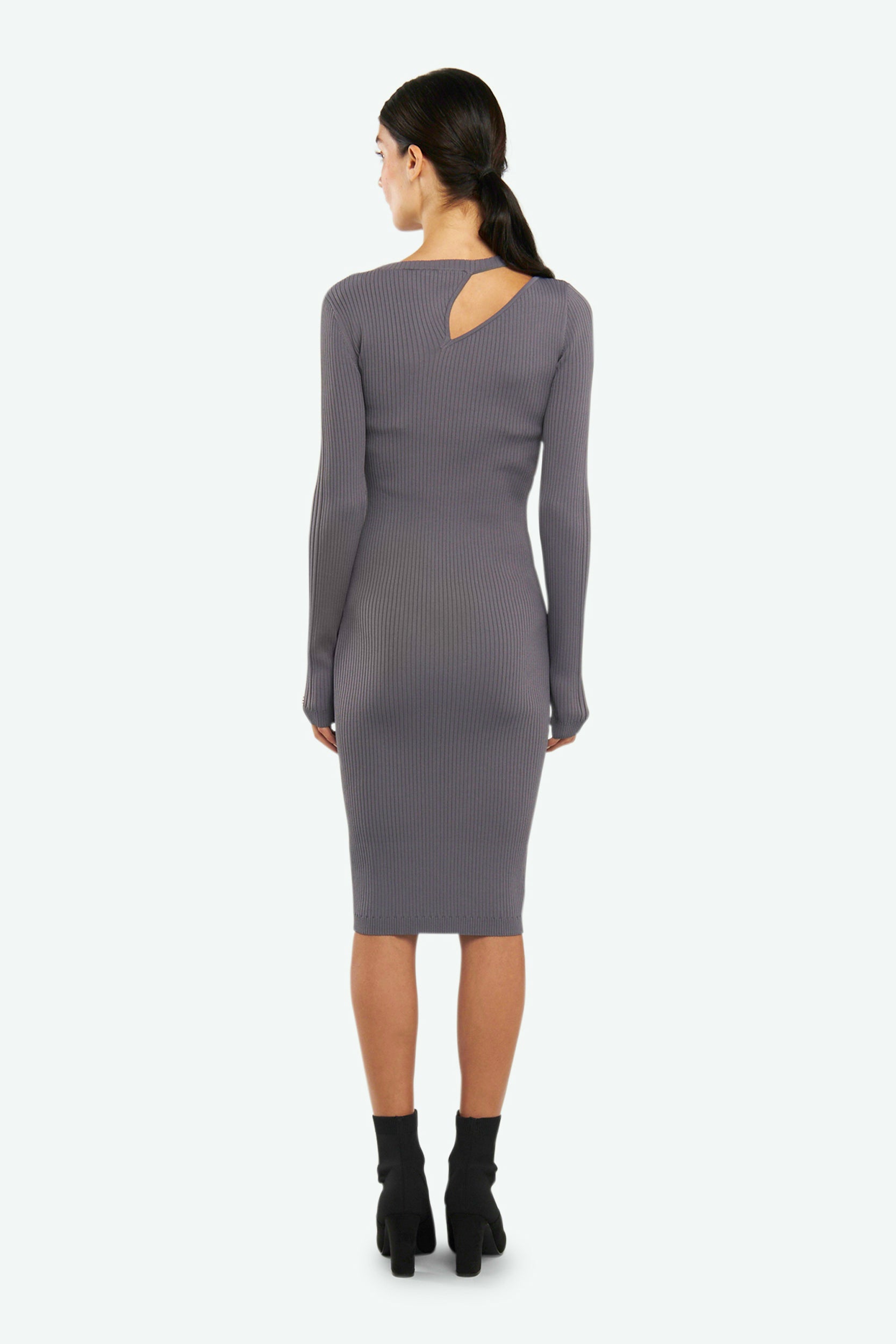 Patrizia Pepe Road Gray Dress