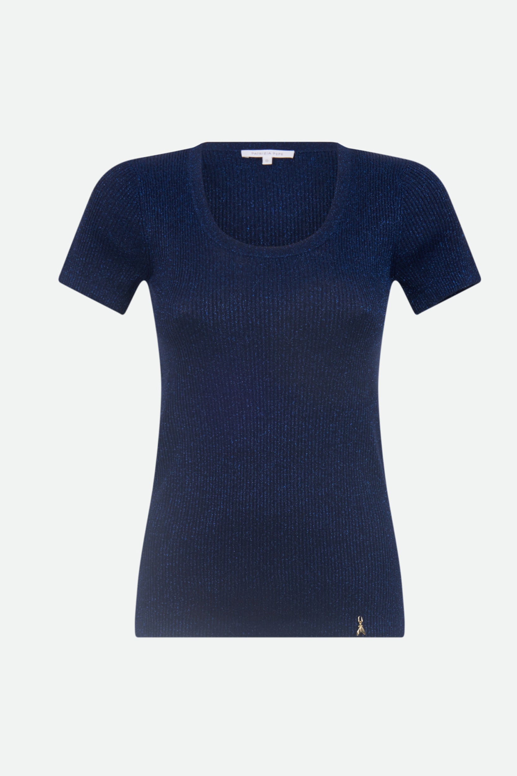 Patrizia Pepe Maglia in Lurex Navy