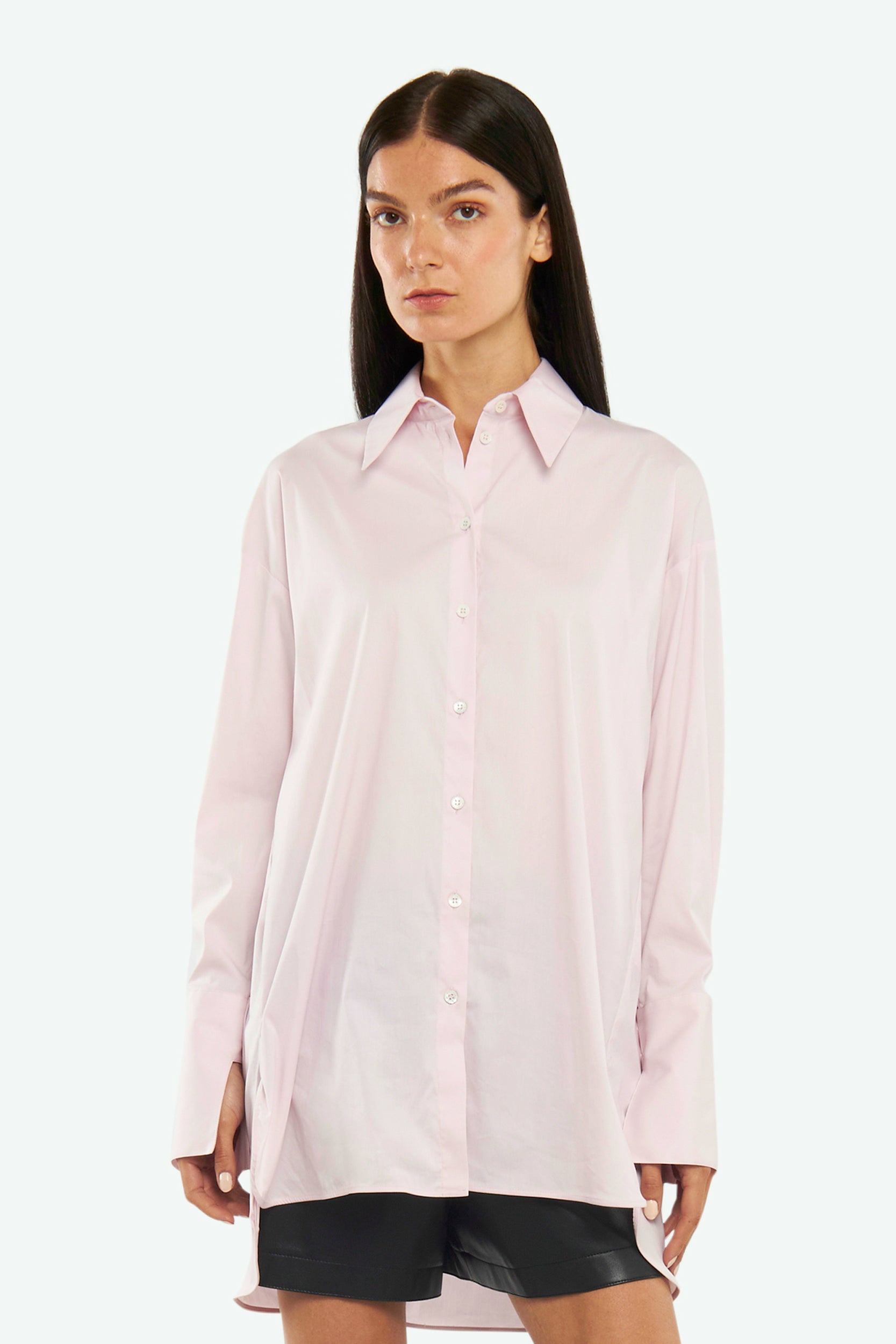 Patrizia Pepe Camicia Oversize Rosa