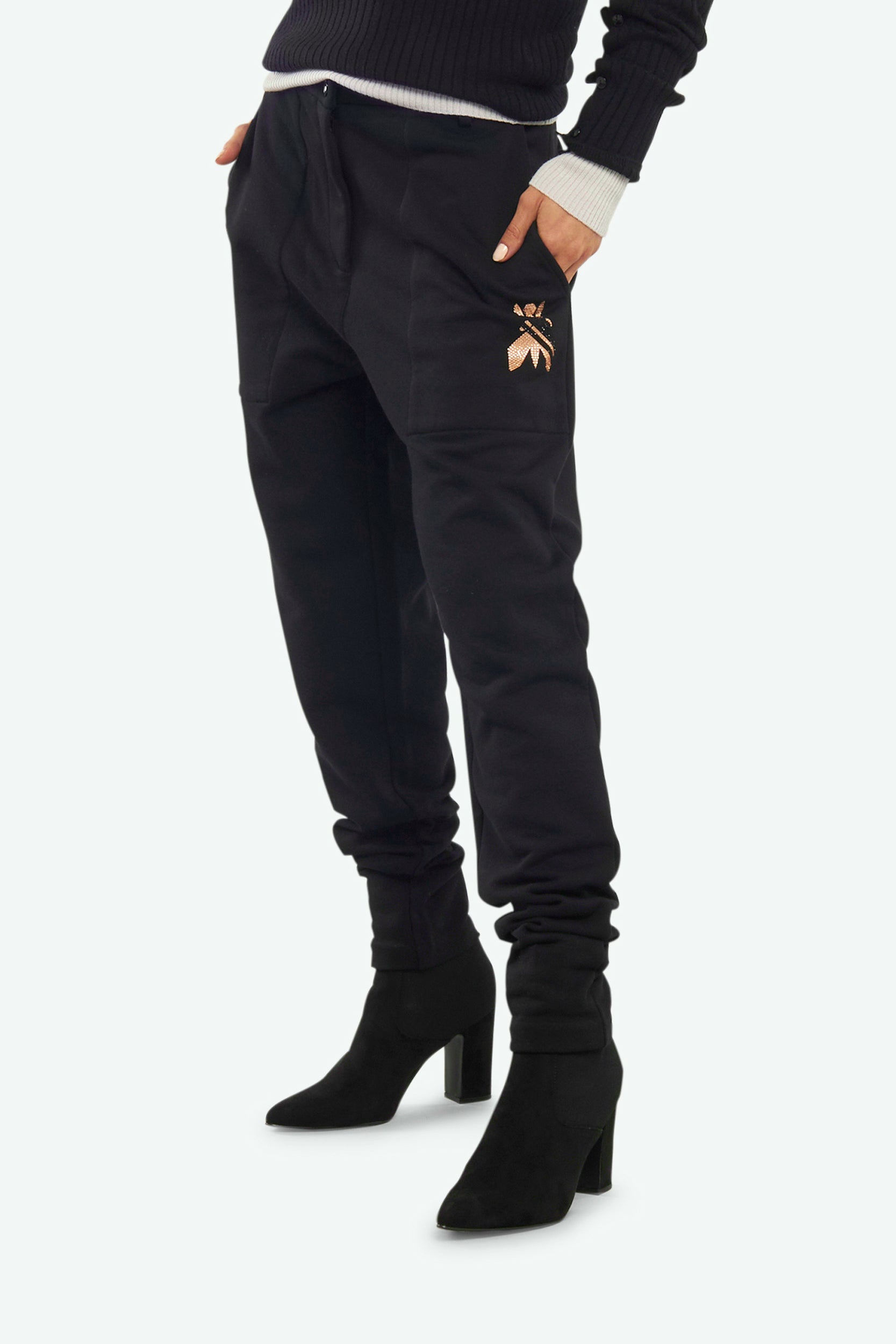 Patrizia Pepe Pantalone Jogger Nero