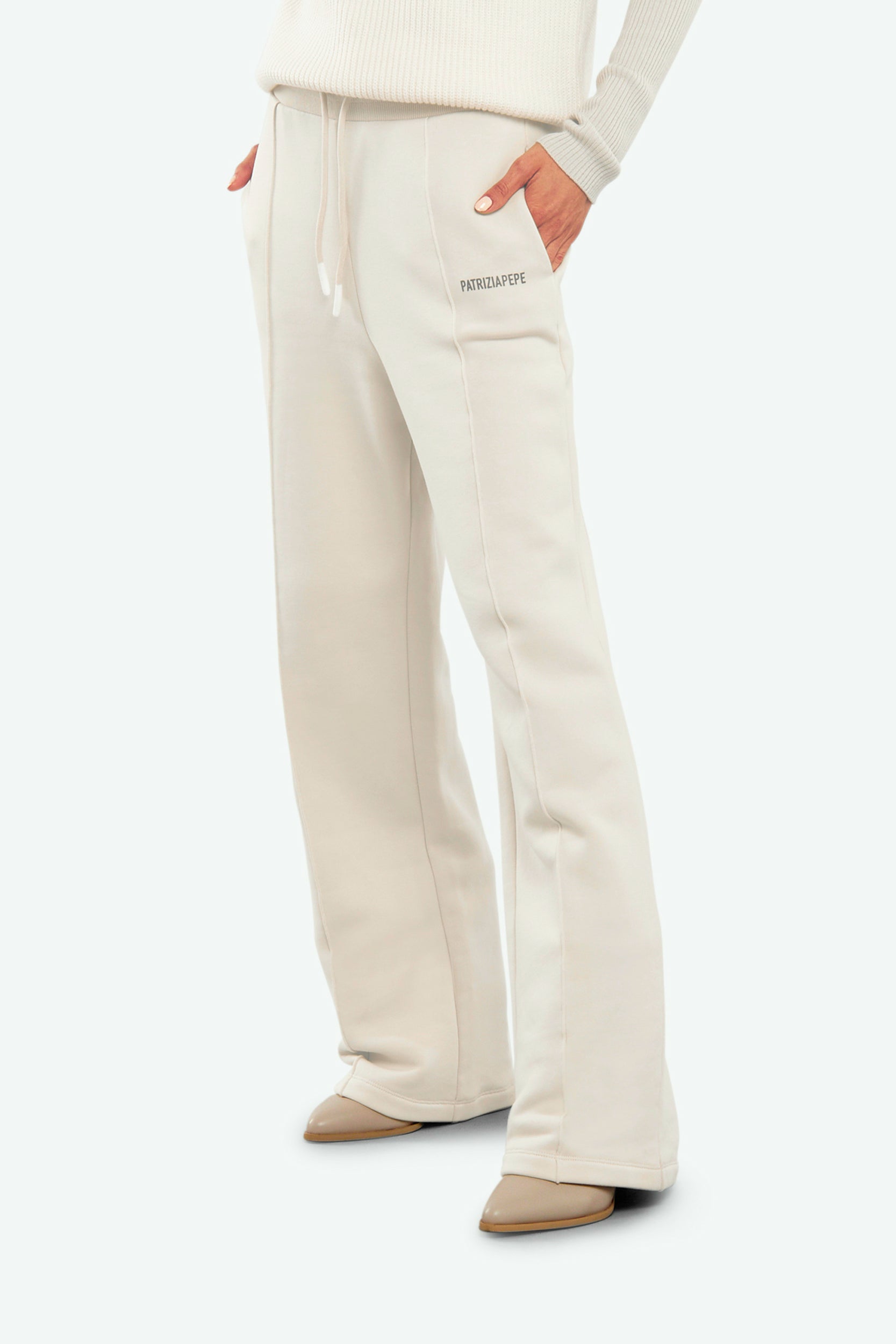 Patrizia Pepe Beige Jogging Pants