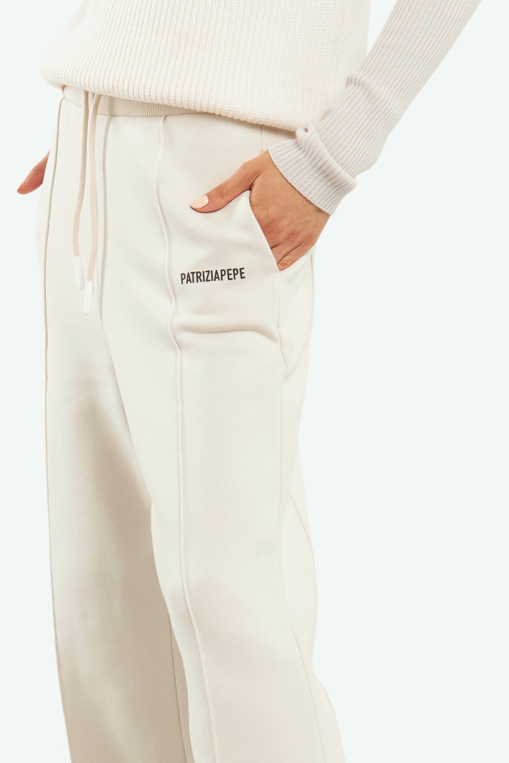 Patrizia Pepe Beige Jogging Pants