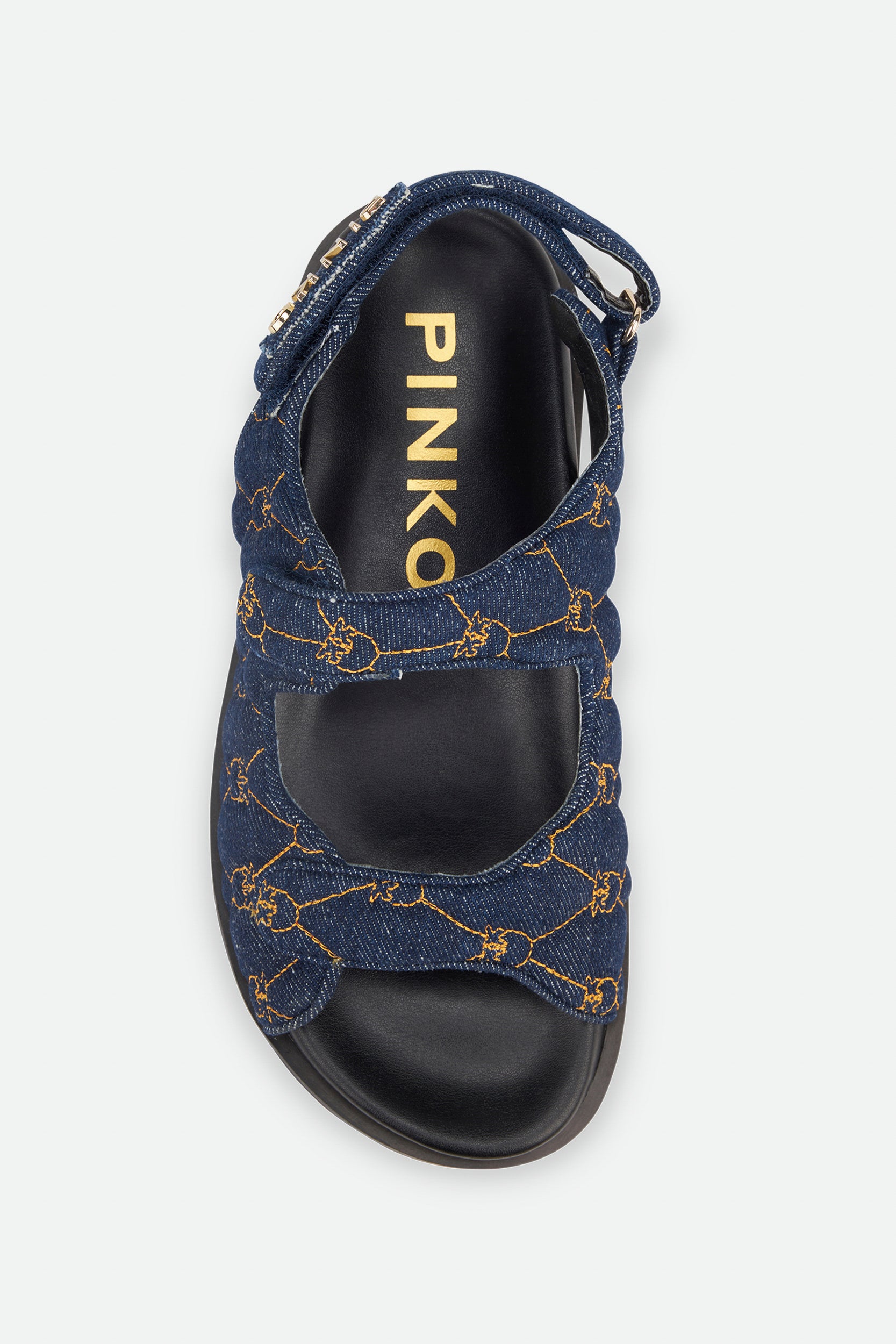 Pinko Blue Logo Sandal
