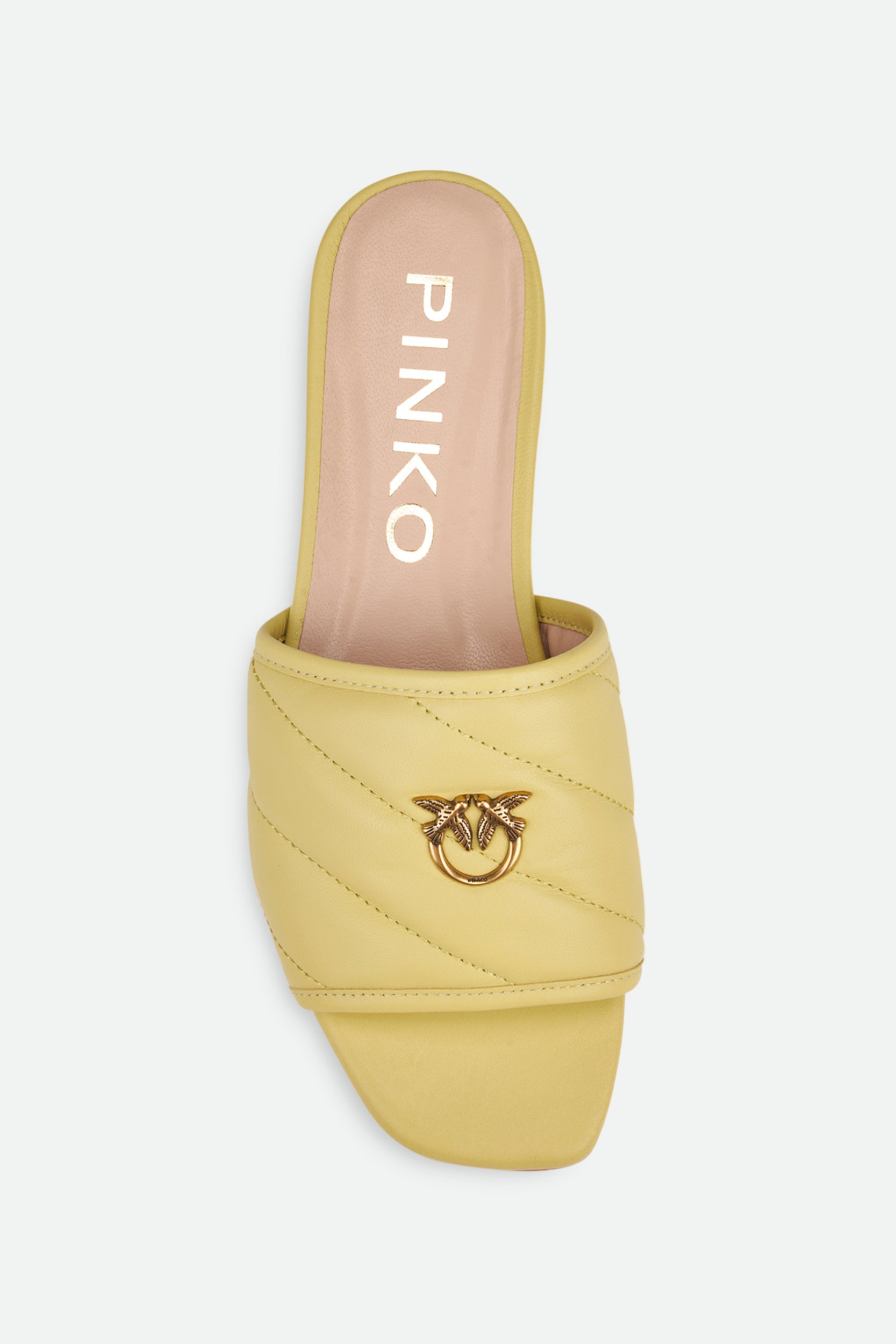 Pinko Yellow Low Sandal