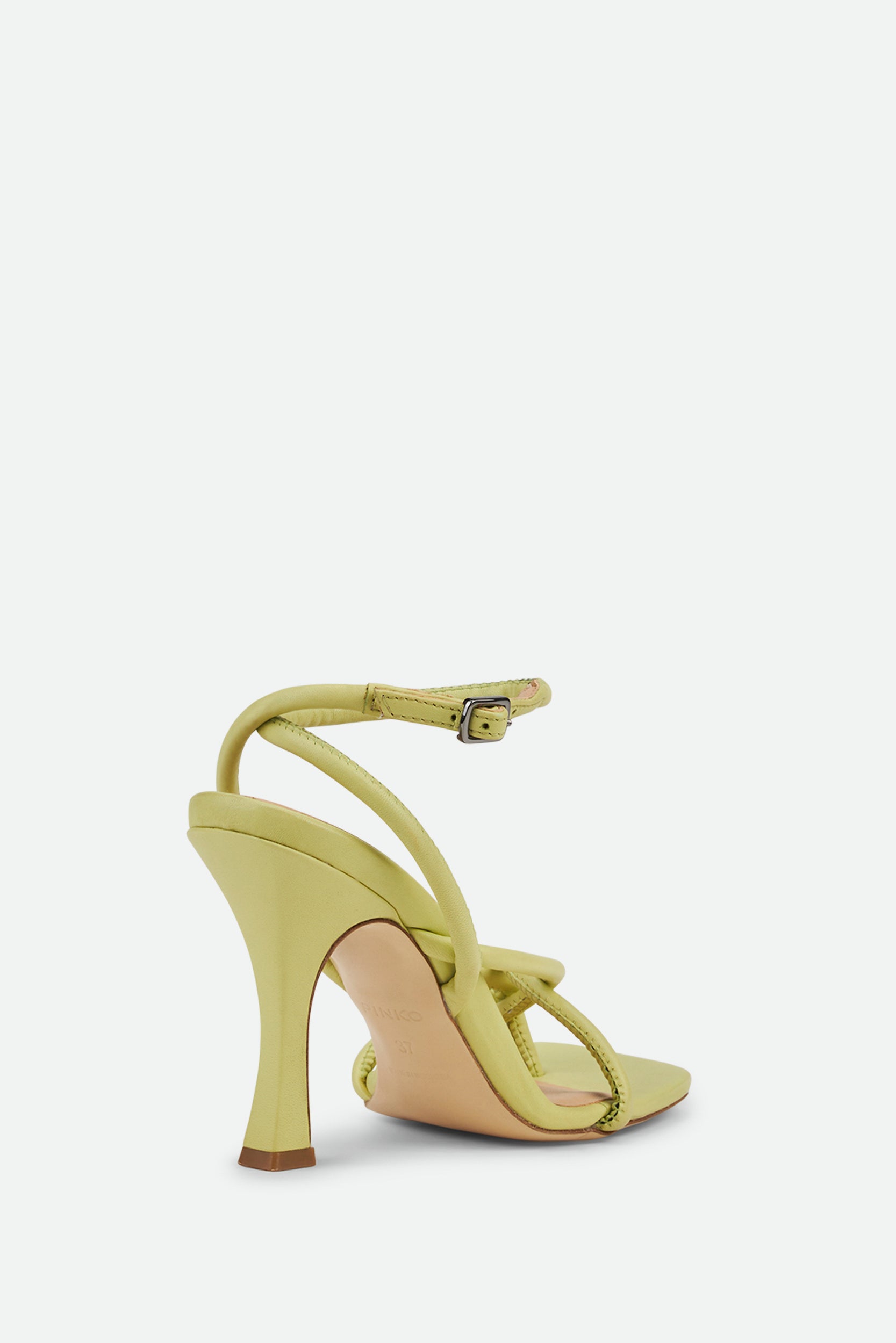 Pinko Sandal in Lime Leather