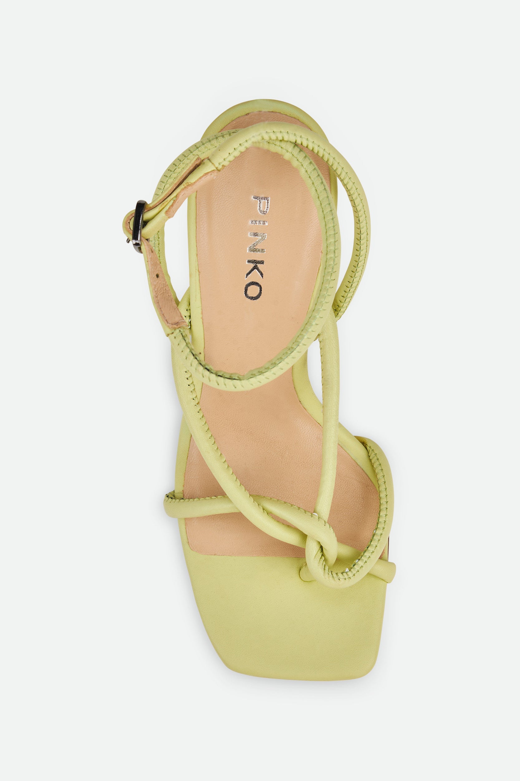 Pinko Sandalo in Pelle Lime