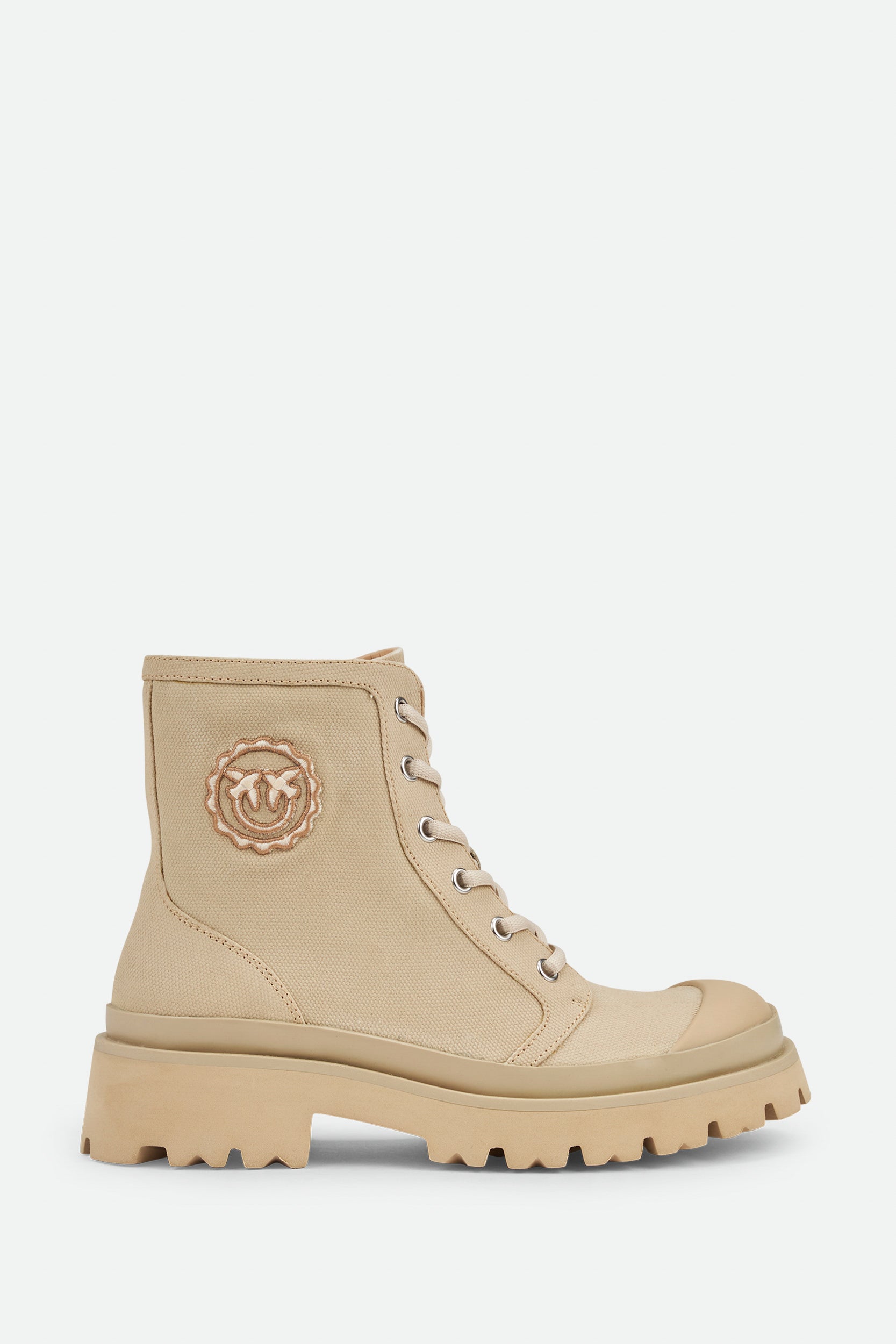 Pinko Beige Ankle Boot