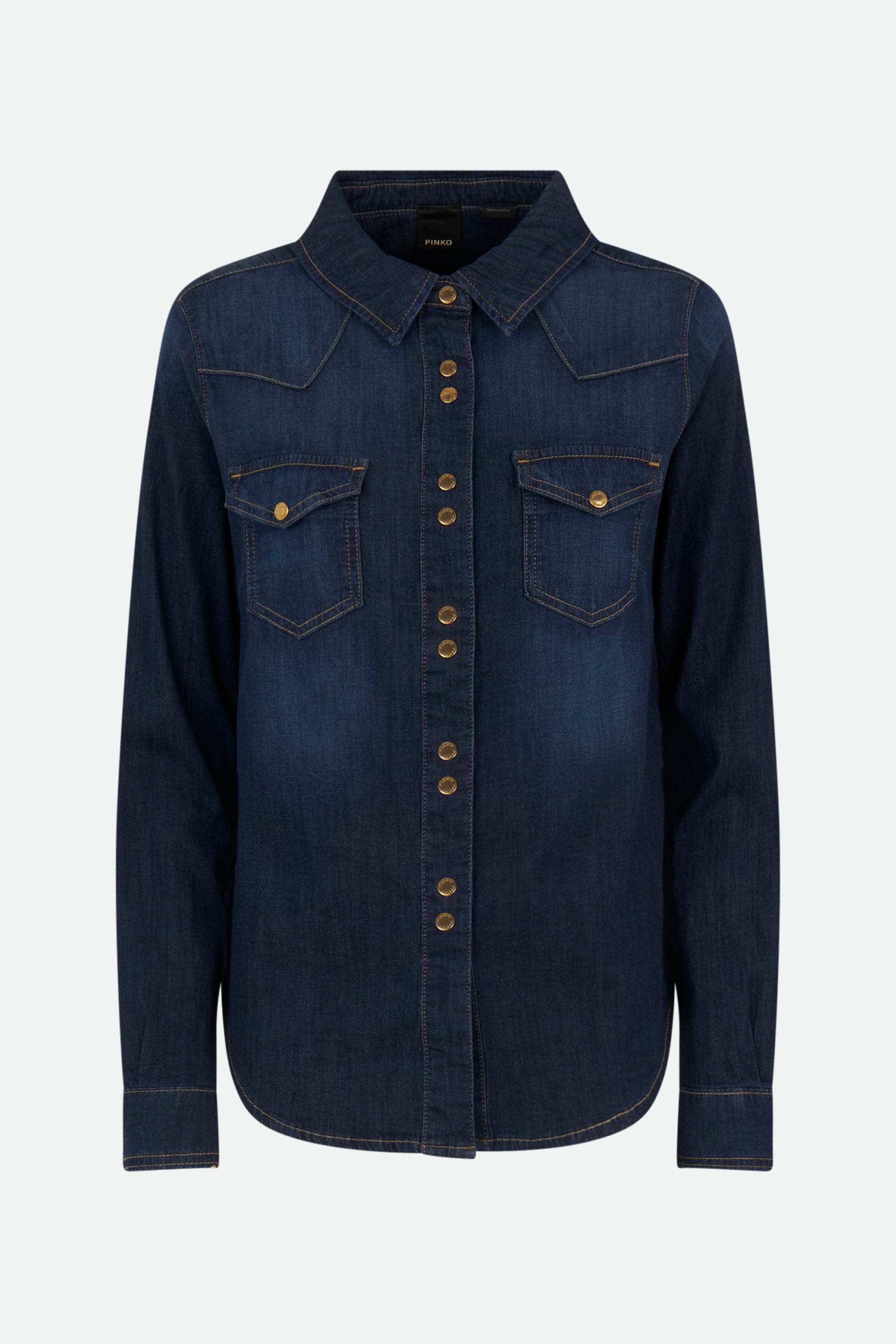 Pinko Blue Denim Shirt