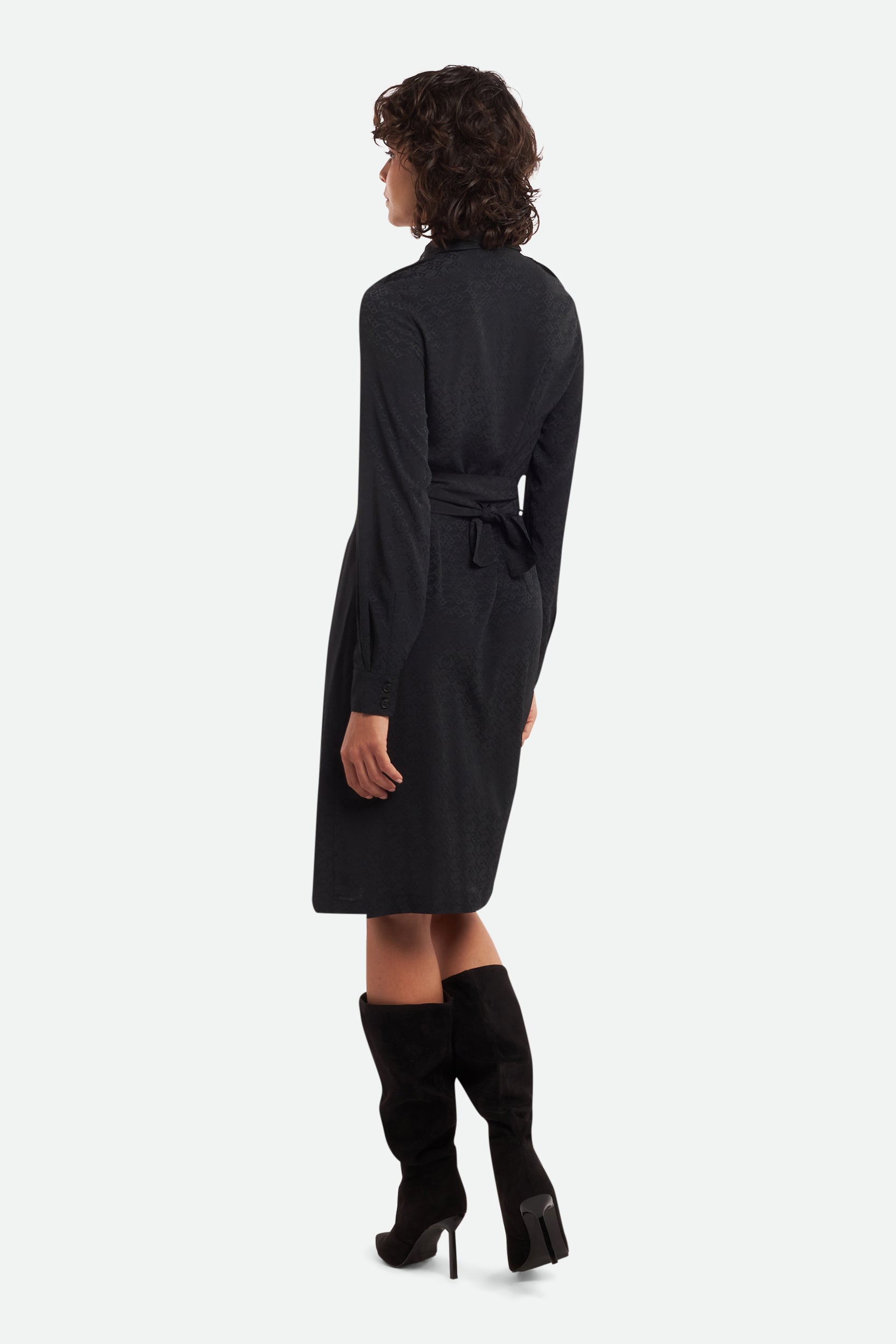 Pinko Black Shirt Dress