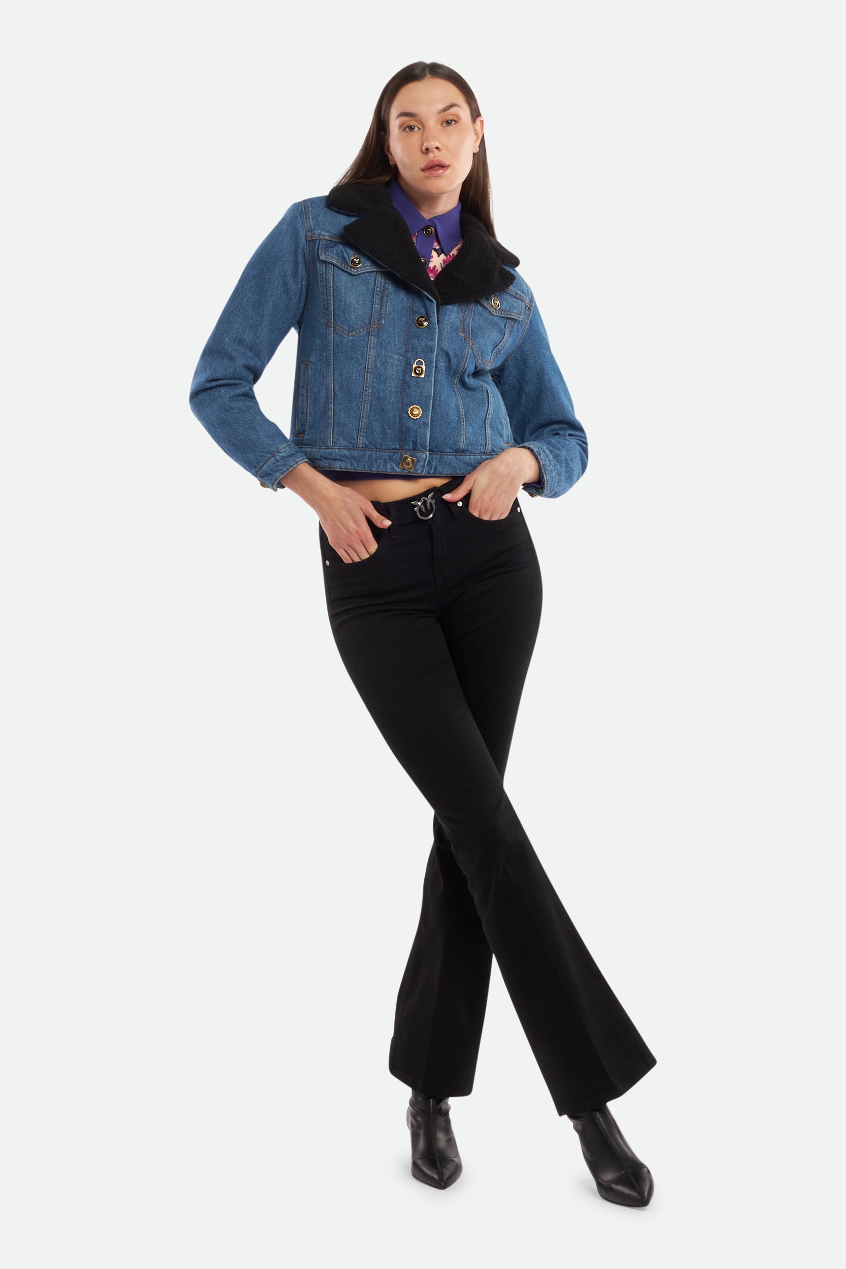 Pinko Blue Denim Jacket