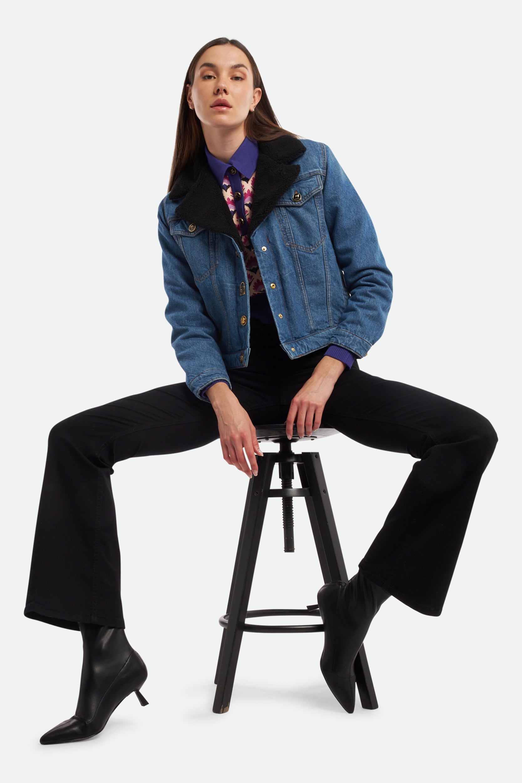 Pinko Blue Denim Jacket