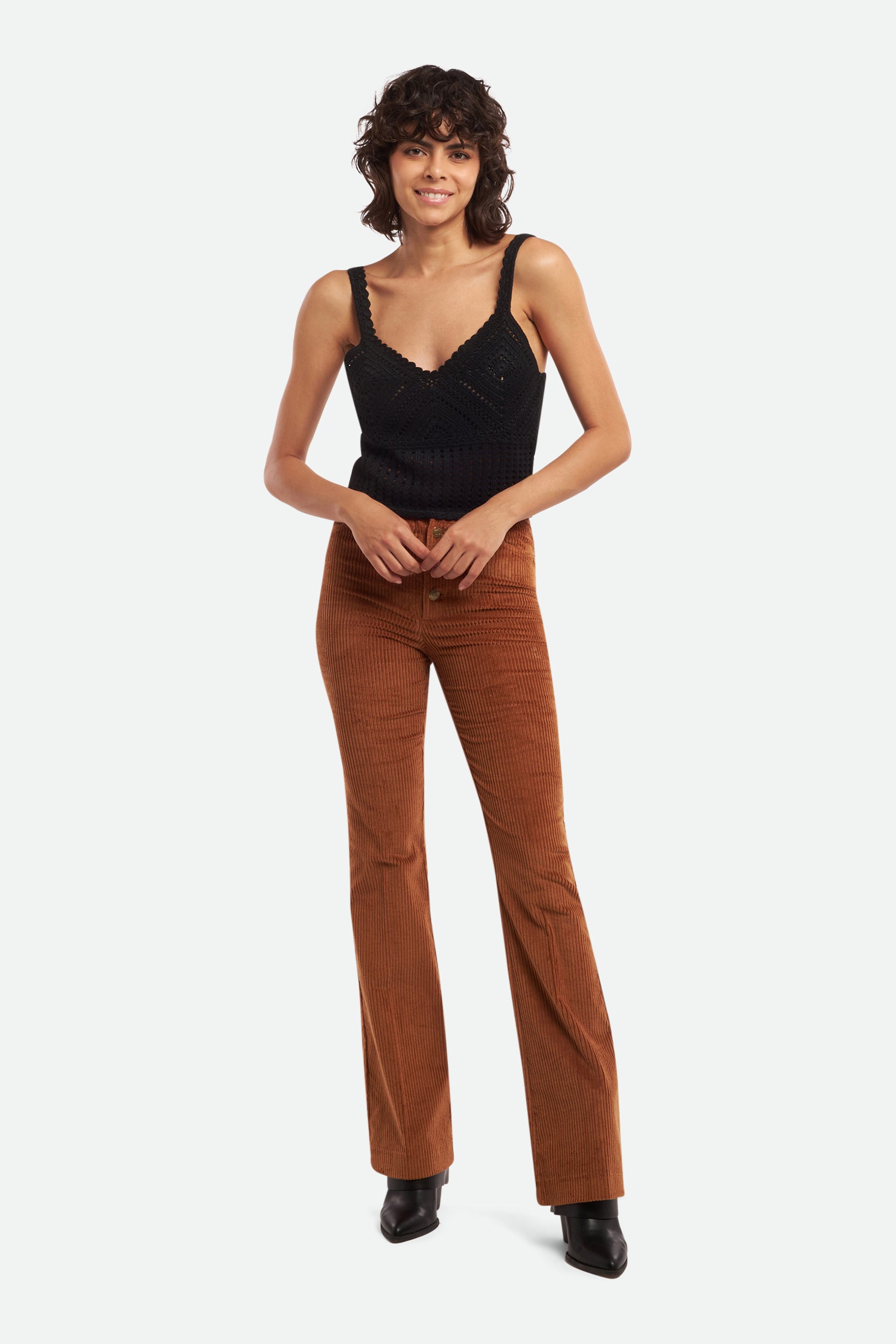 Pinko Top Crochet Nero