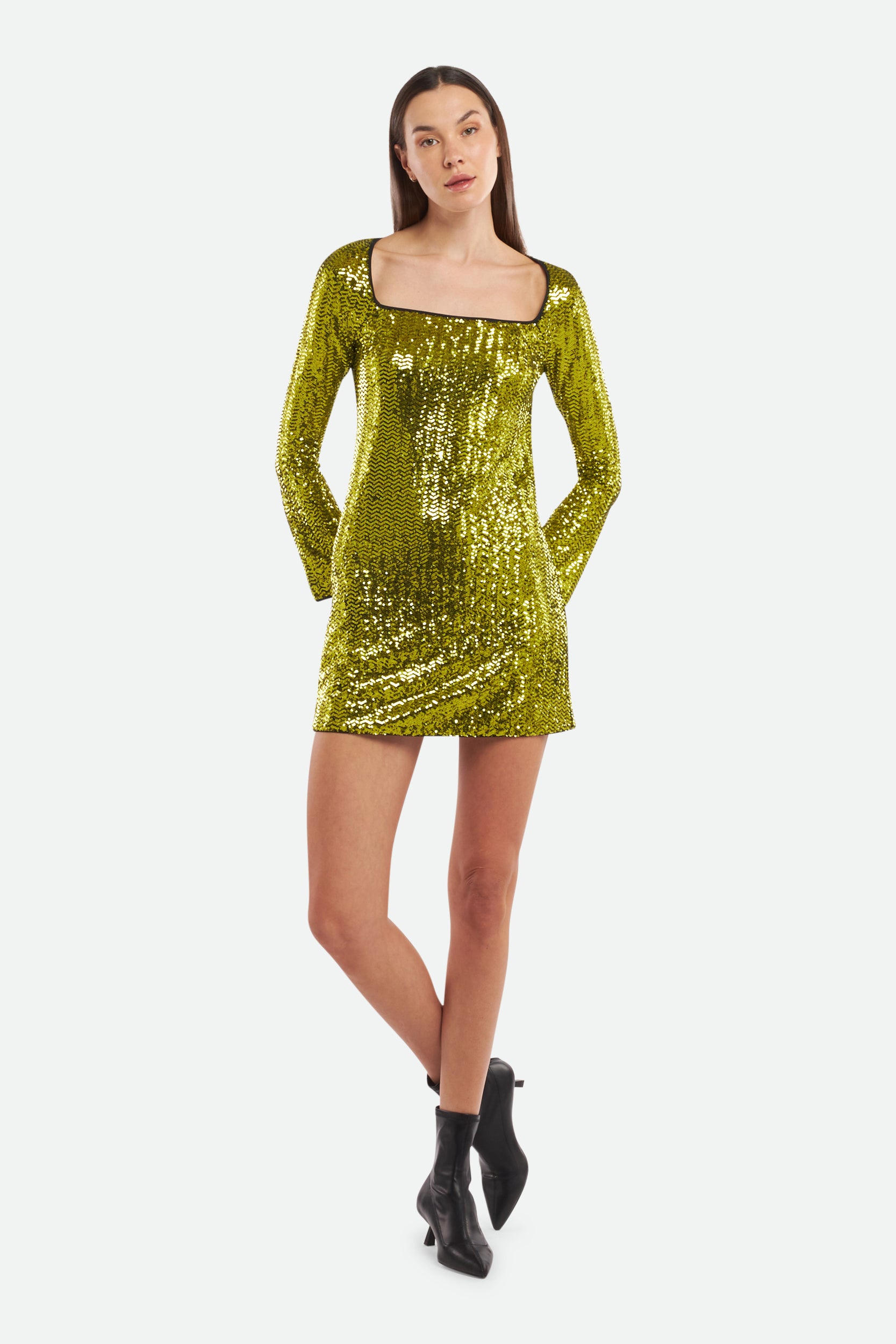 Pinko Aubine Lime dress