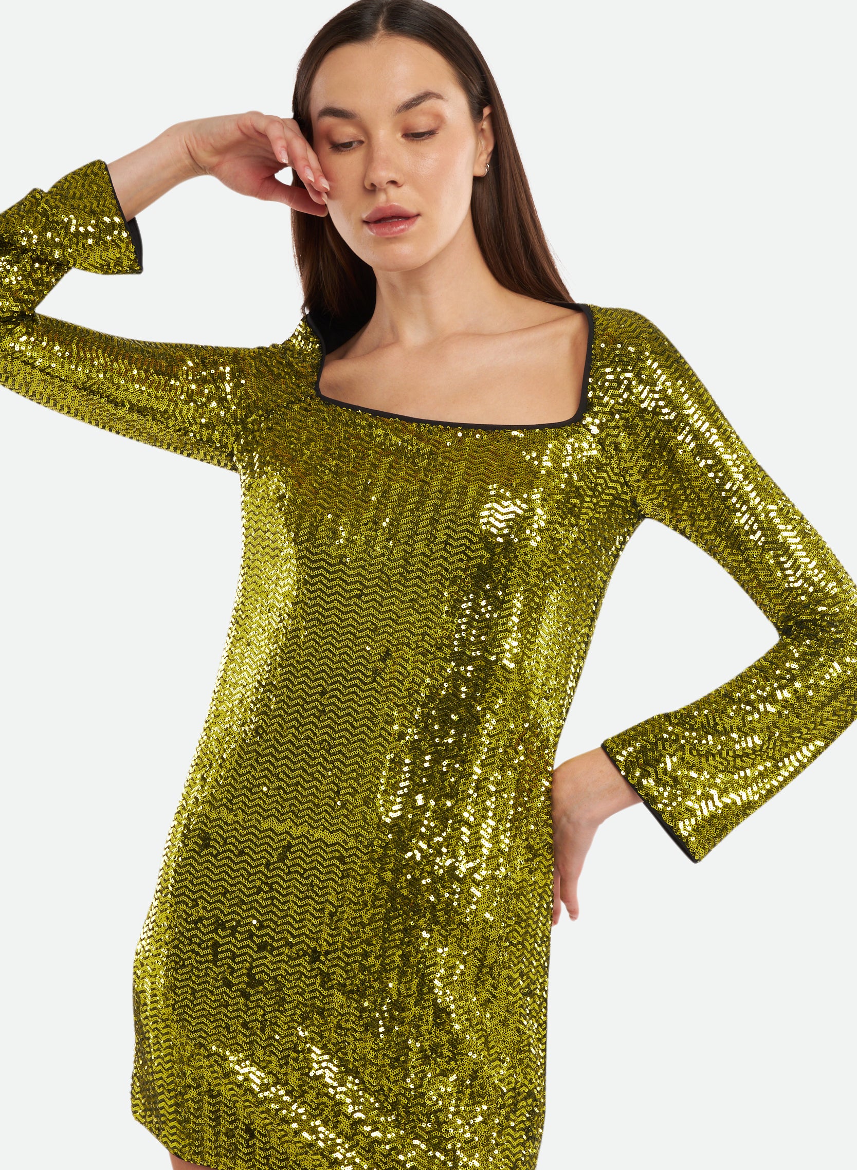 Pinko Aubine Lime dress