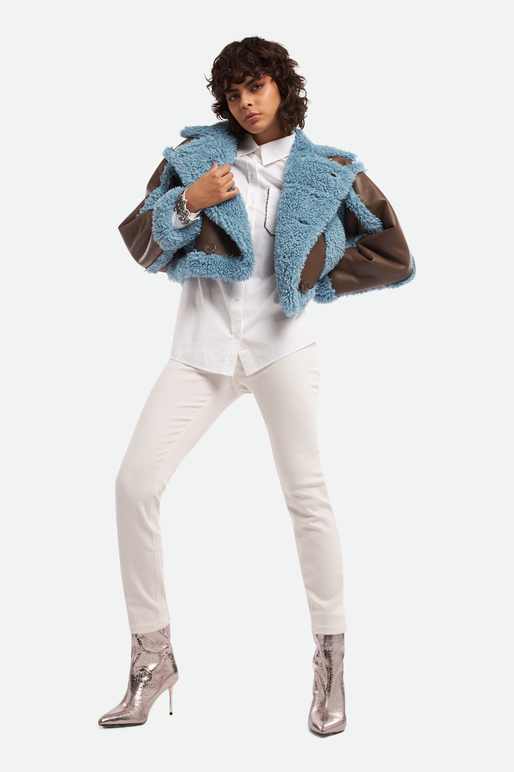 Pinko White Cigarette Pants