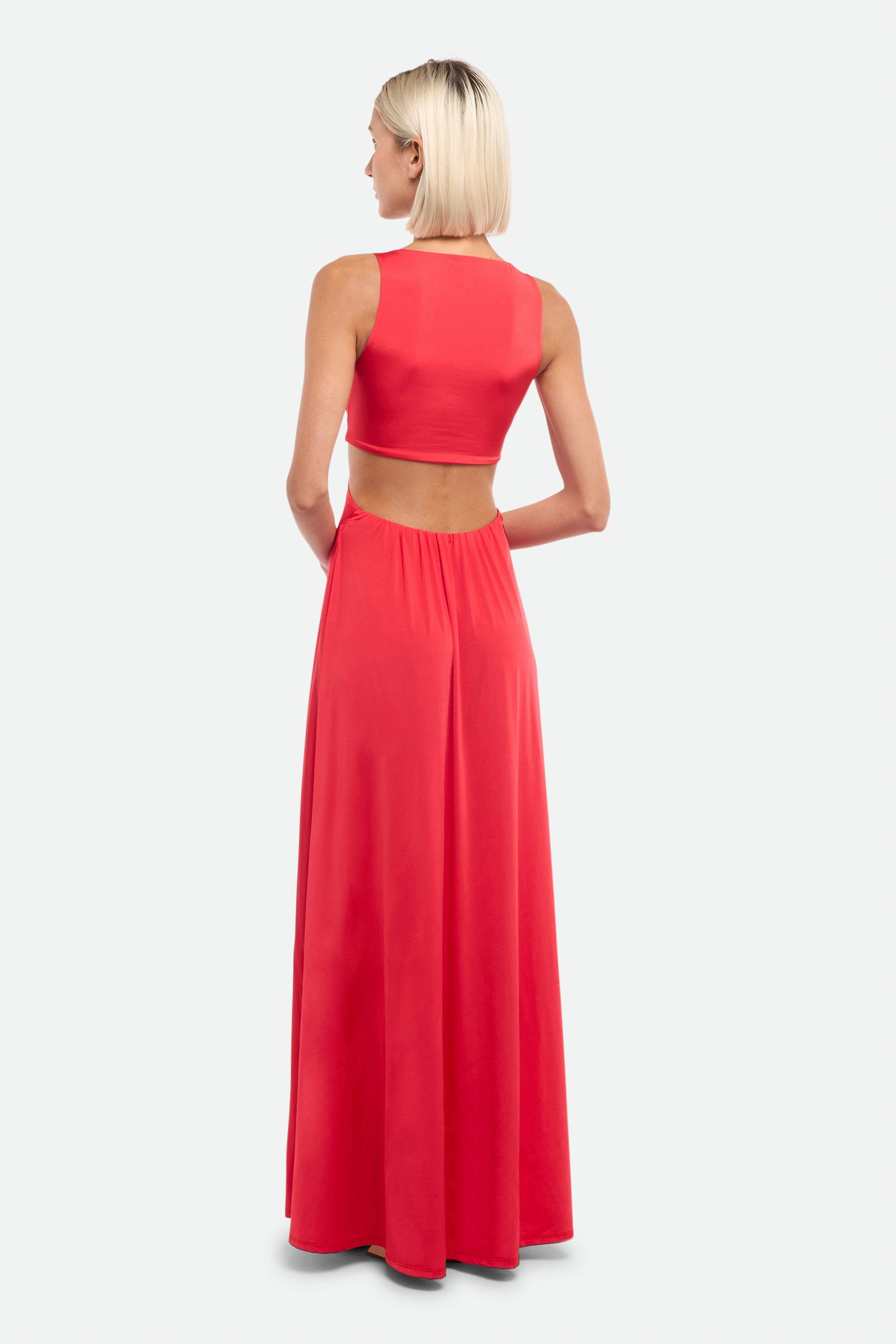 Pinko Long Red Dress