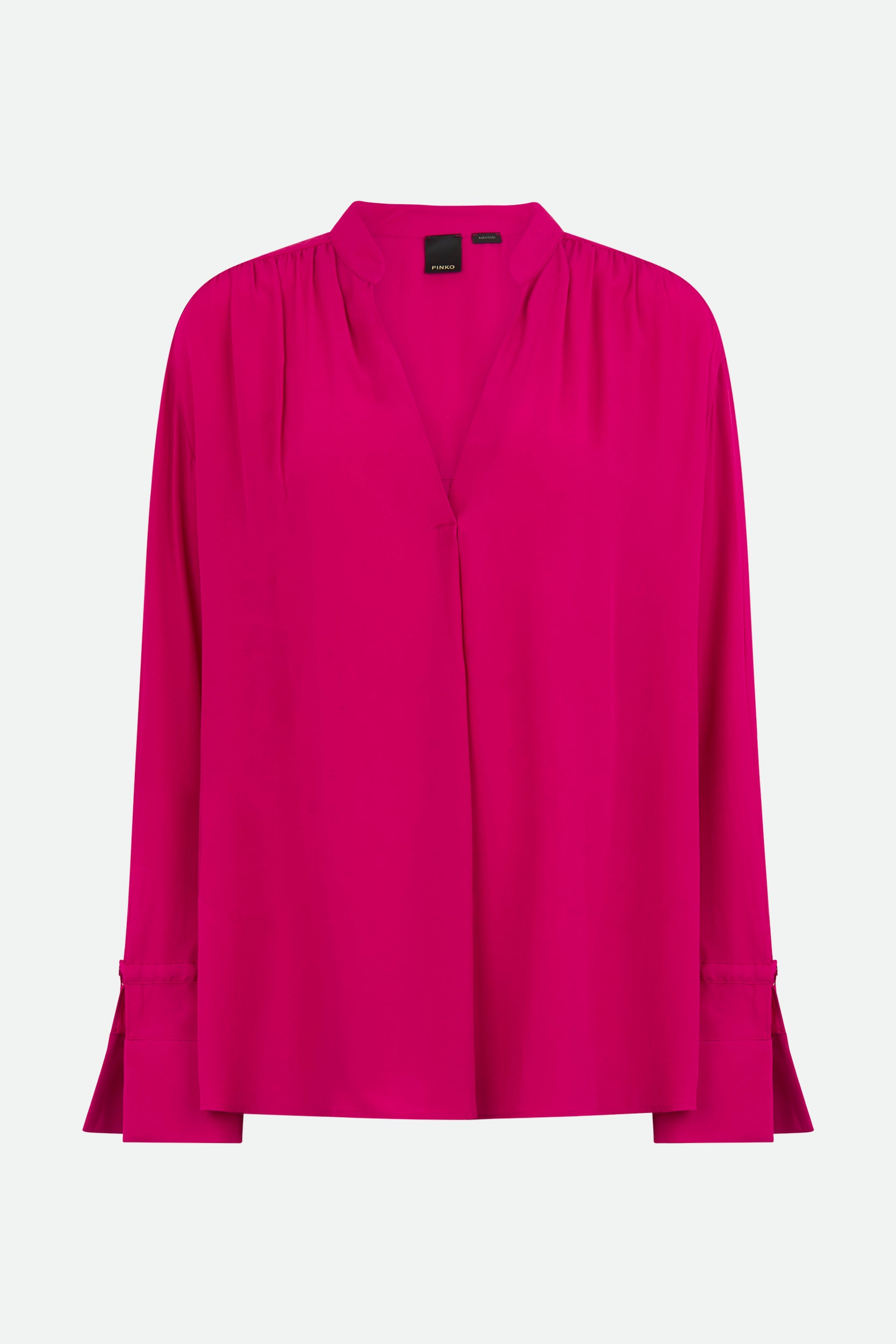 Pinko Blusa Fucsia con Scollo a V