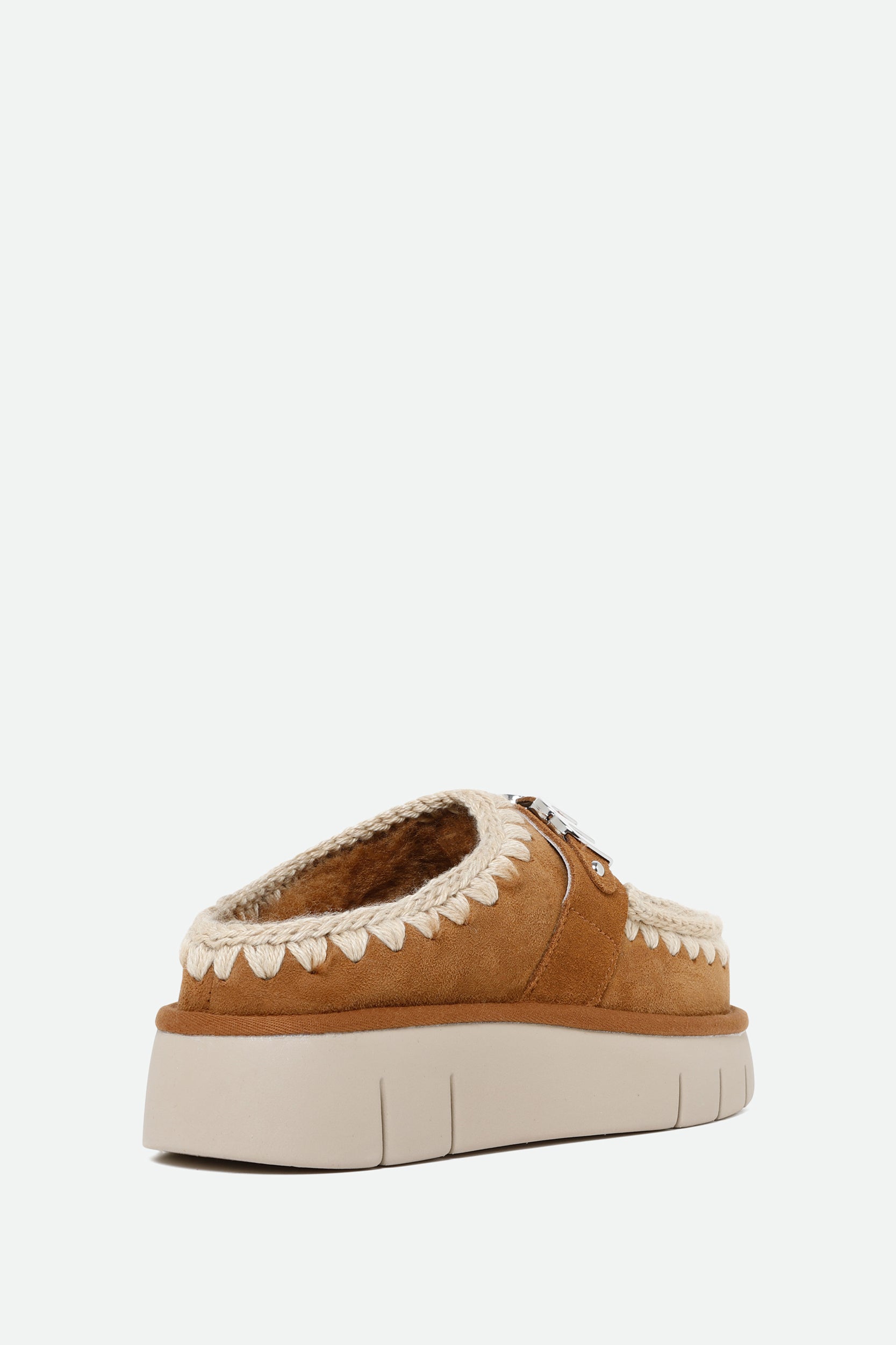 Mou Moccasin Bounce Clog Metal Logo Cognac