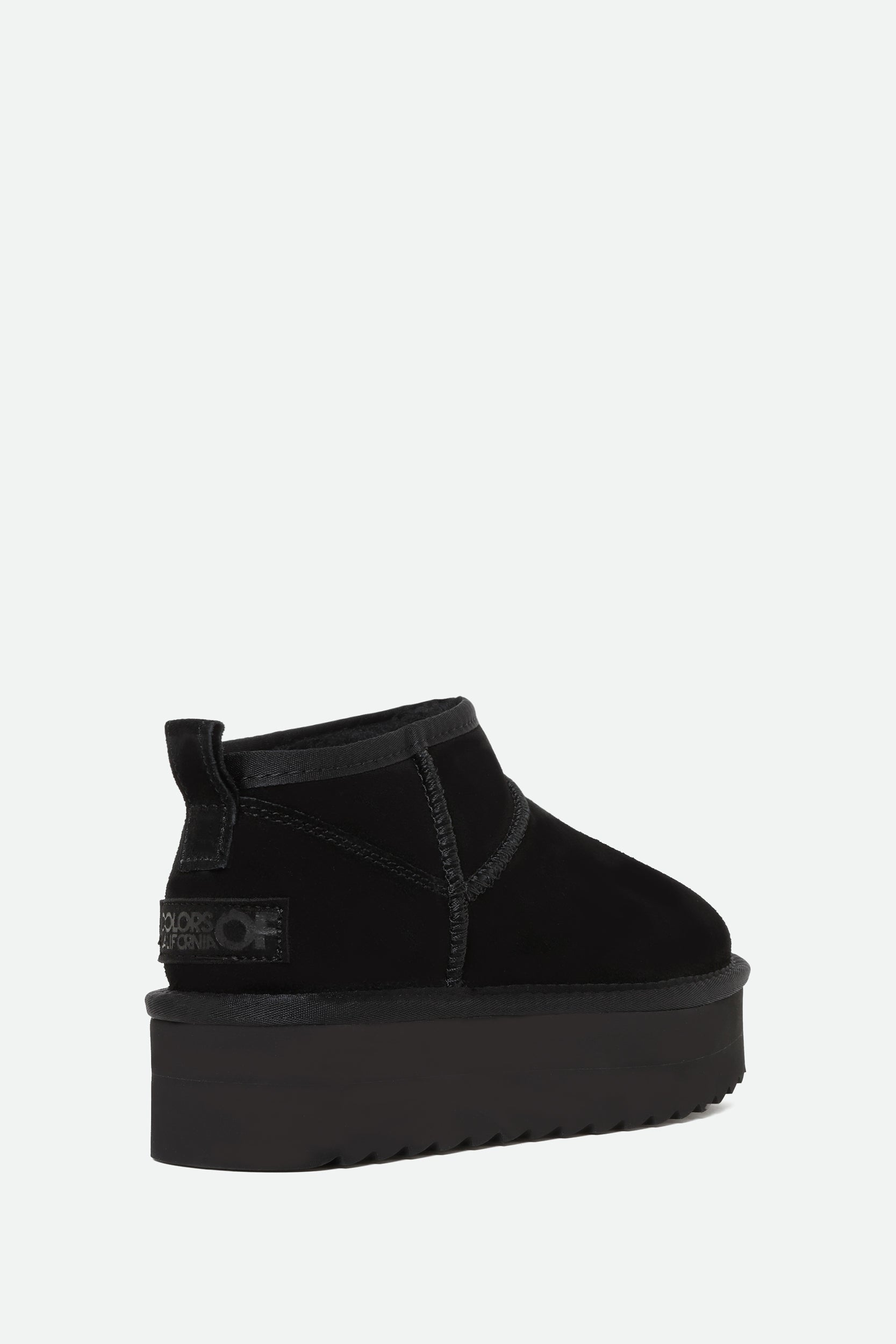 Colors of California Platform Bootie Black