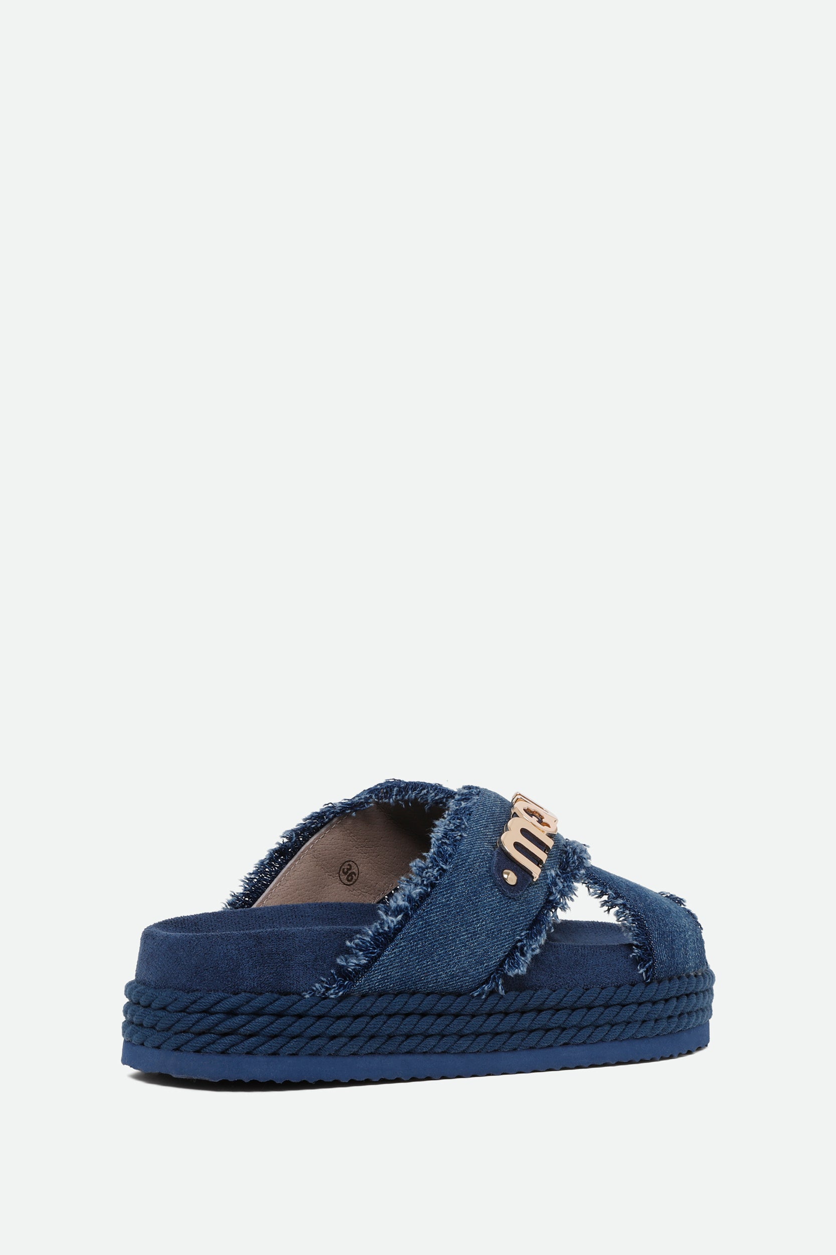 Mou Sandali Denim Blu